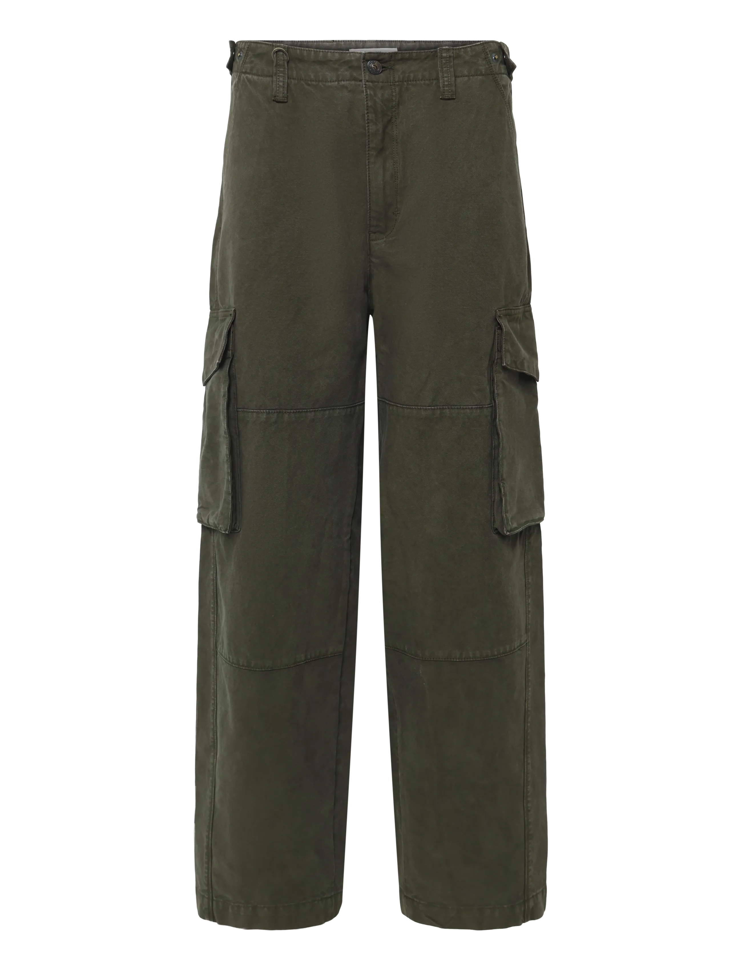 NEUW LANG N59 COCOON DARK MILITARY - Cargo-püksid - GREEN / khaki/green