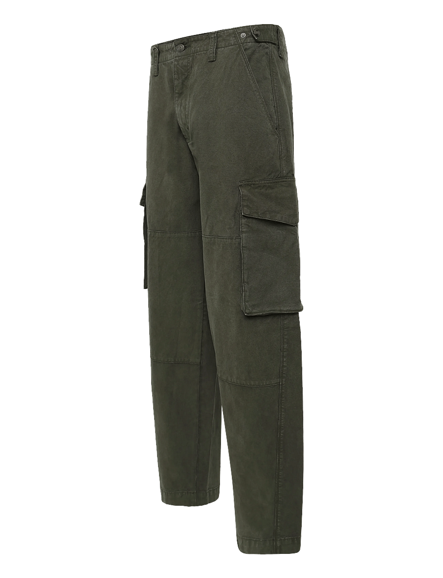 NEUW - LANG N59 COCOON DARK MILITARY - cargo-püksid - green - 3