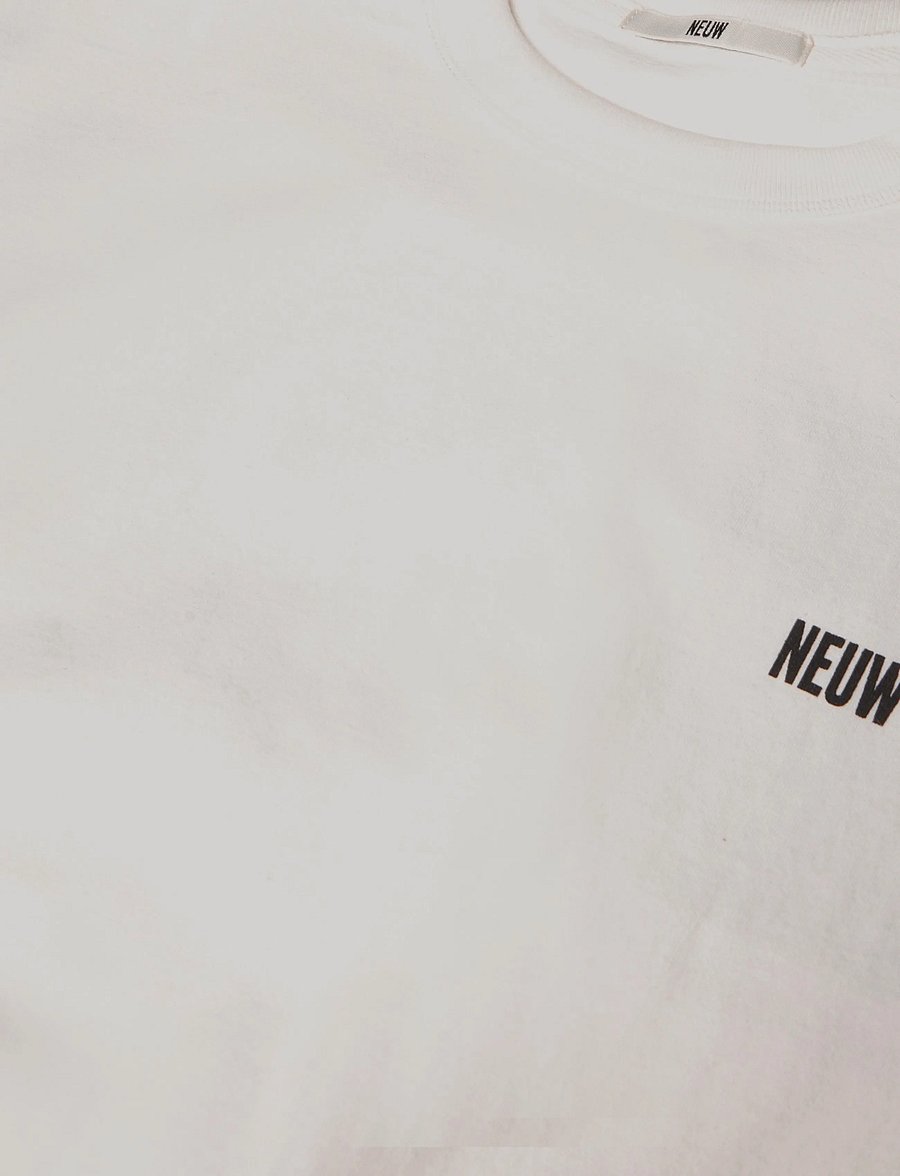 NEUW - PHASES TEEOFF WHITE - kurzärmelige t-shirts - white - 2