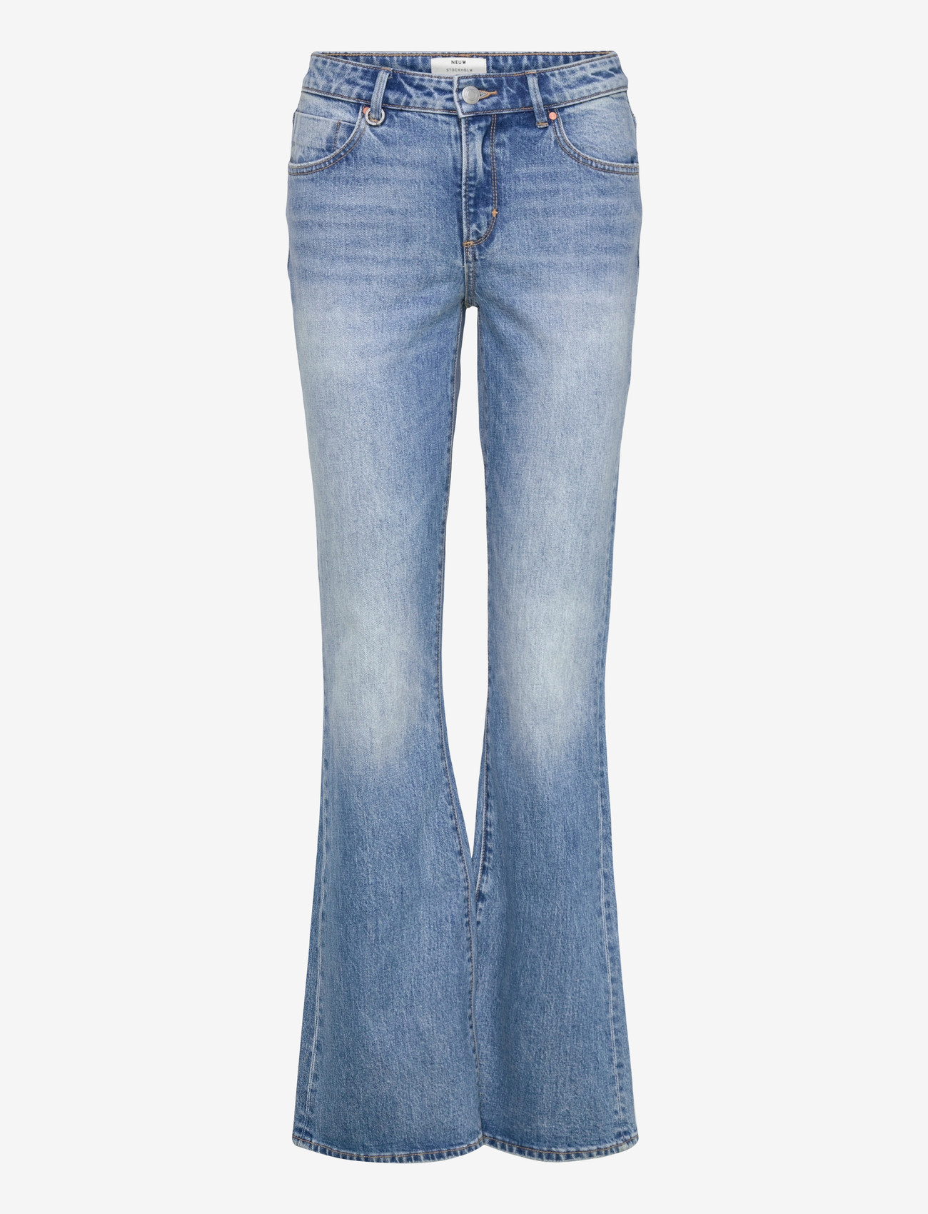 NEUW - DEVON KICK HYPNOSIS MID VINTAGE INDIGO - flared jeans - blue - 0