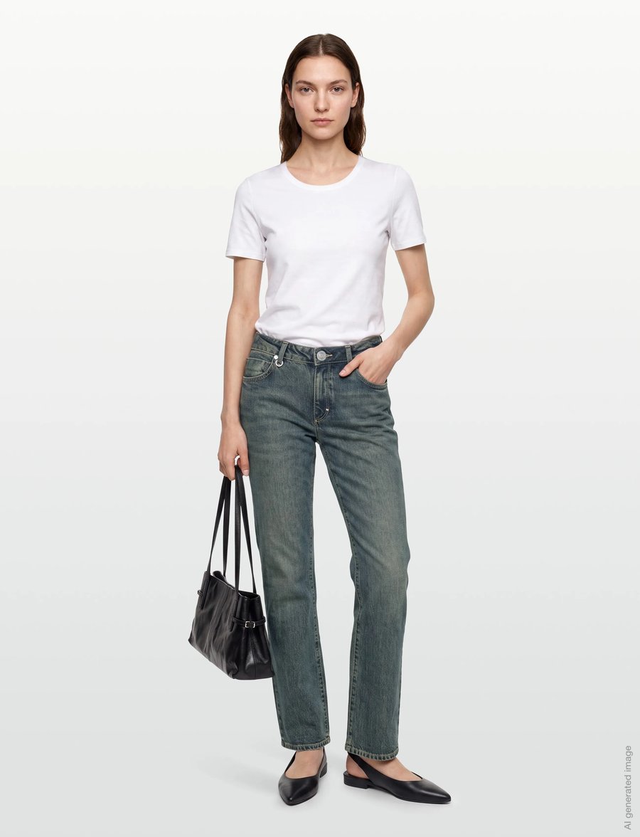NEUW - MIA STRAIGHT ROMEO MID VINTAGE BLUE - gerade jeans - blue - 0