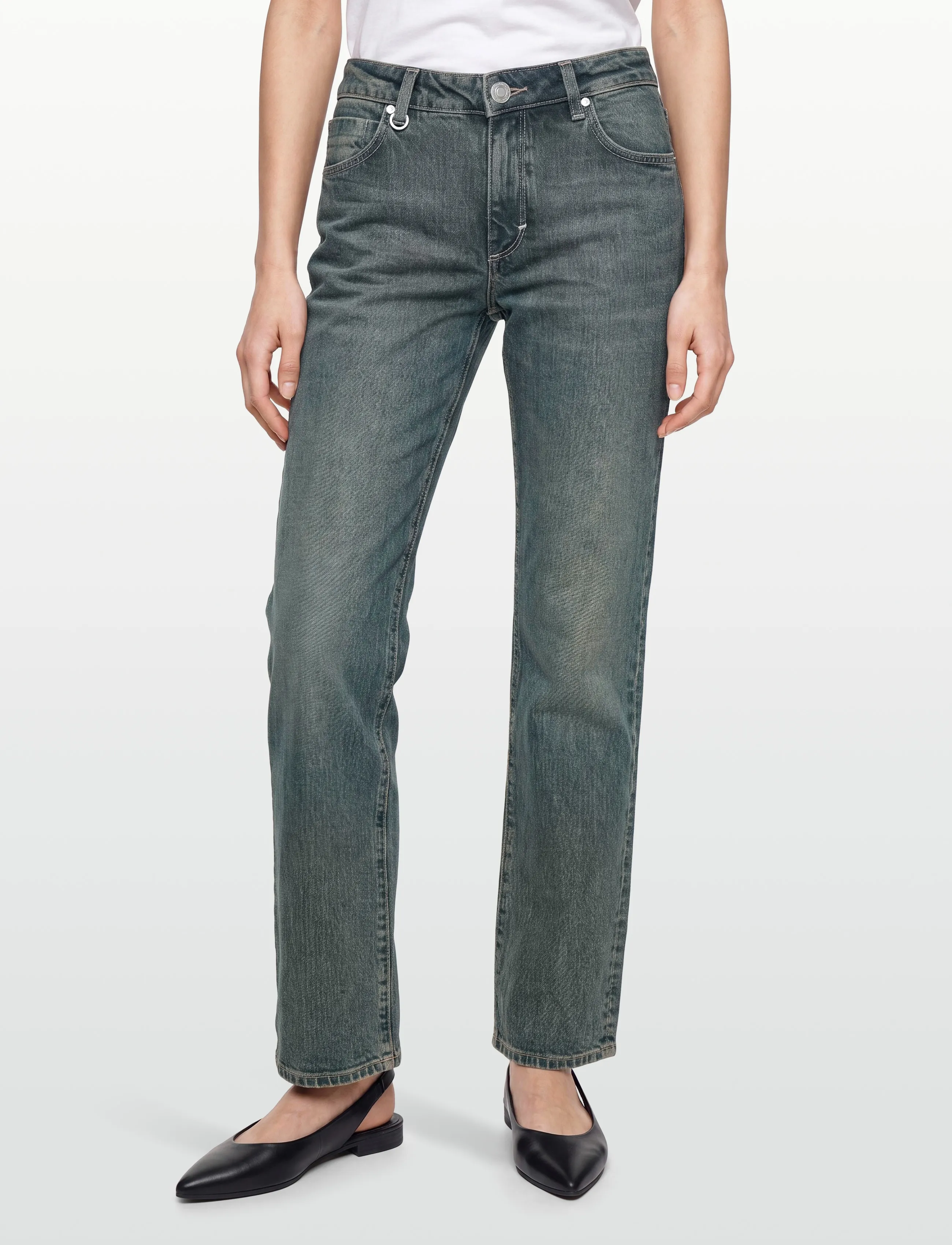NEUW - MIA STRAIGHT ROMEO MID VINTAGE BLUE - straight jeans - blue - 3
