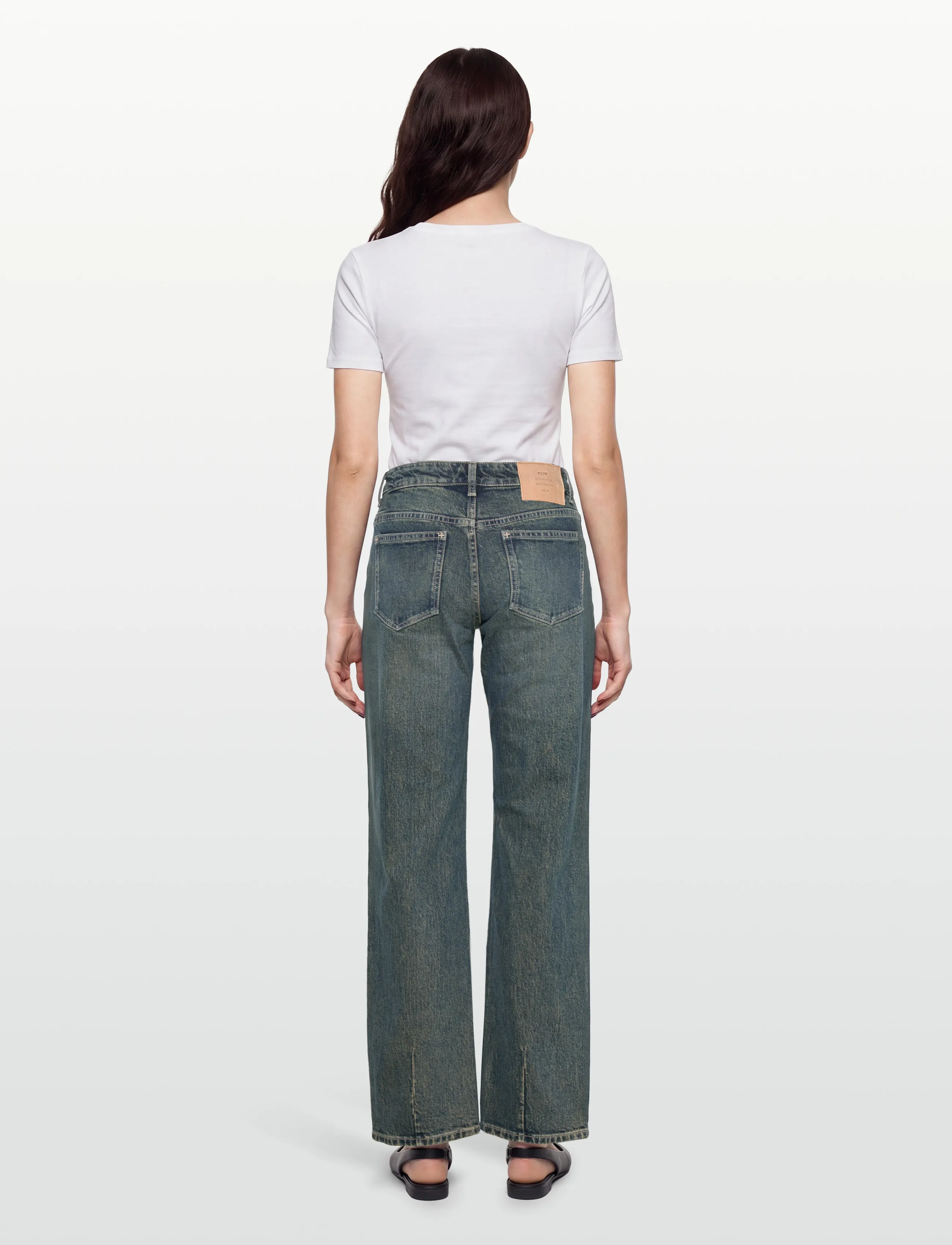 NEUW - MIA STRAIGHT ROMEO MID VINTAGE BLUE - straight jeans - blue - 4