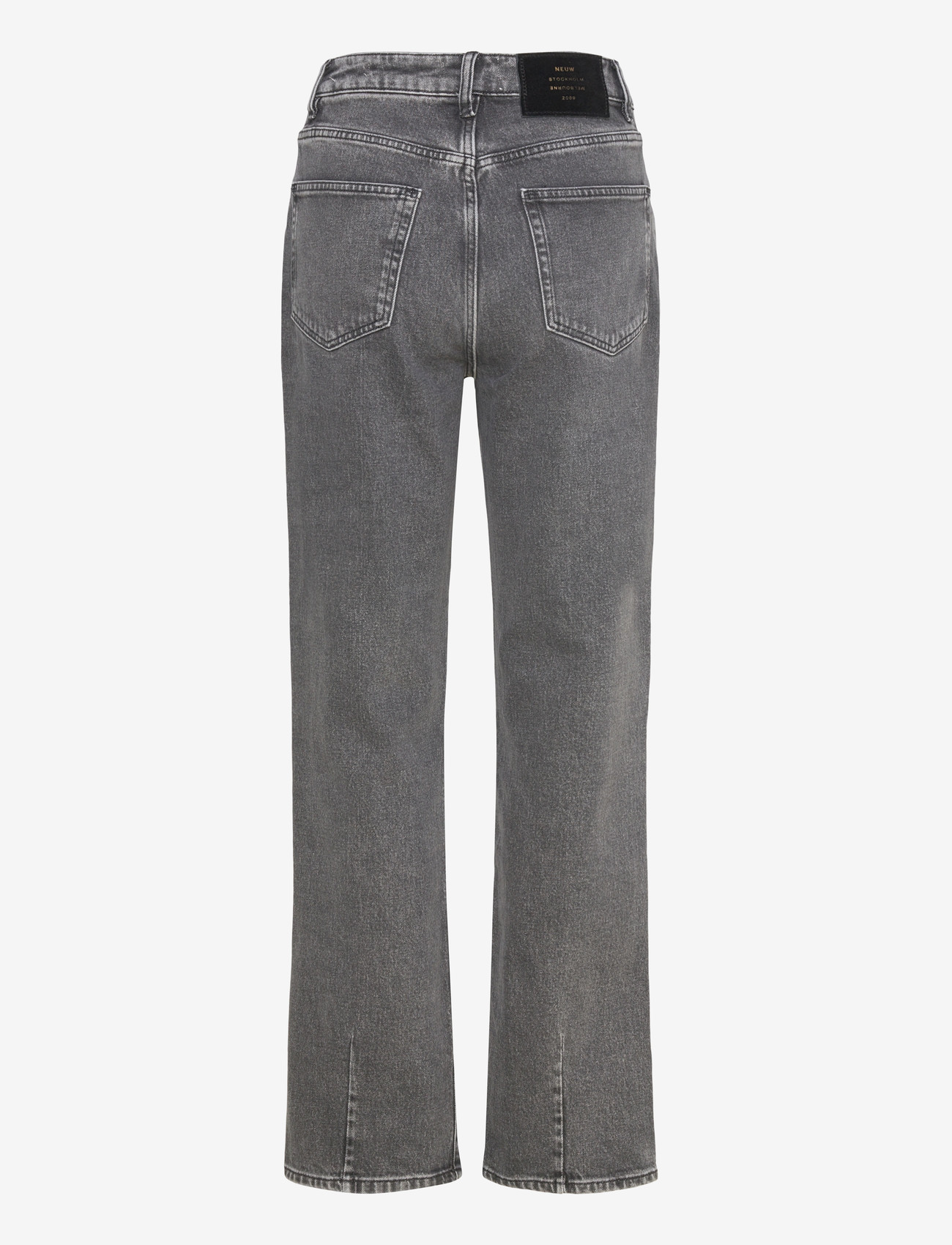 NEUW - NICO STRAIGHT CRAZEORGANIC WASHED BLACK - straight jeans - black - 1