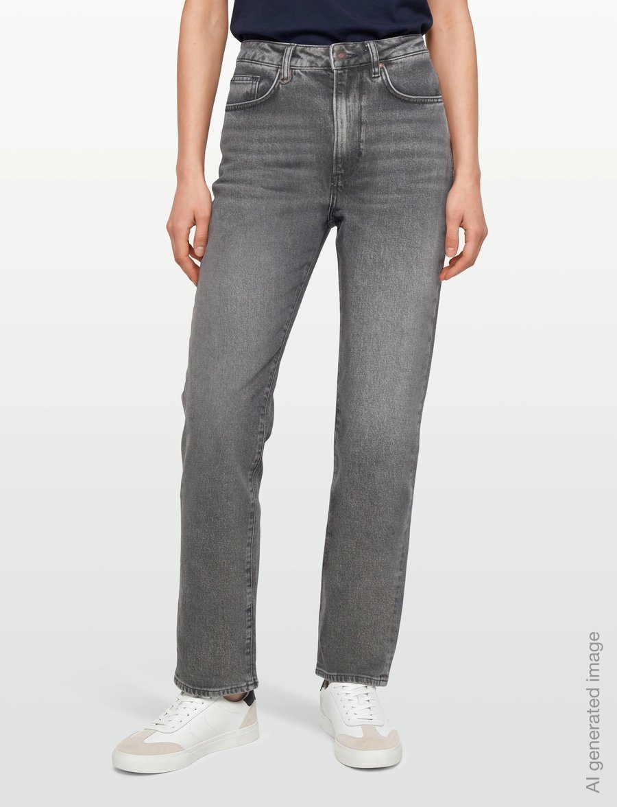 NEUW - NICO STRAIGHT CRAZEORGANIC WASHED BLACK - gerade jeans - black - 3