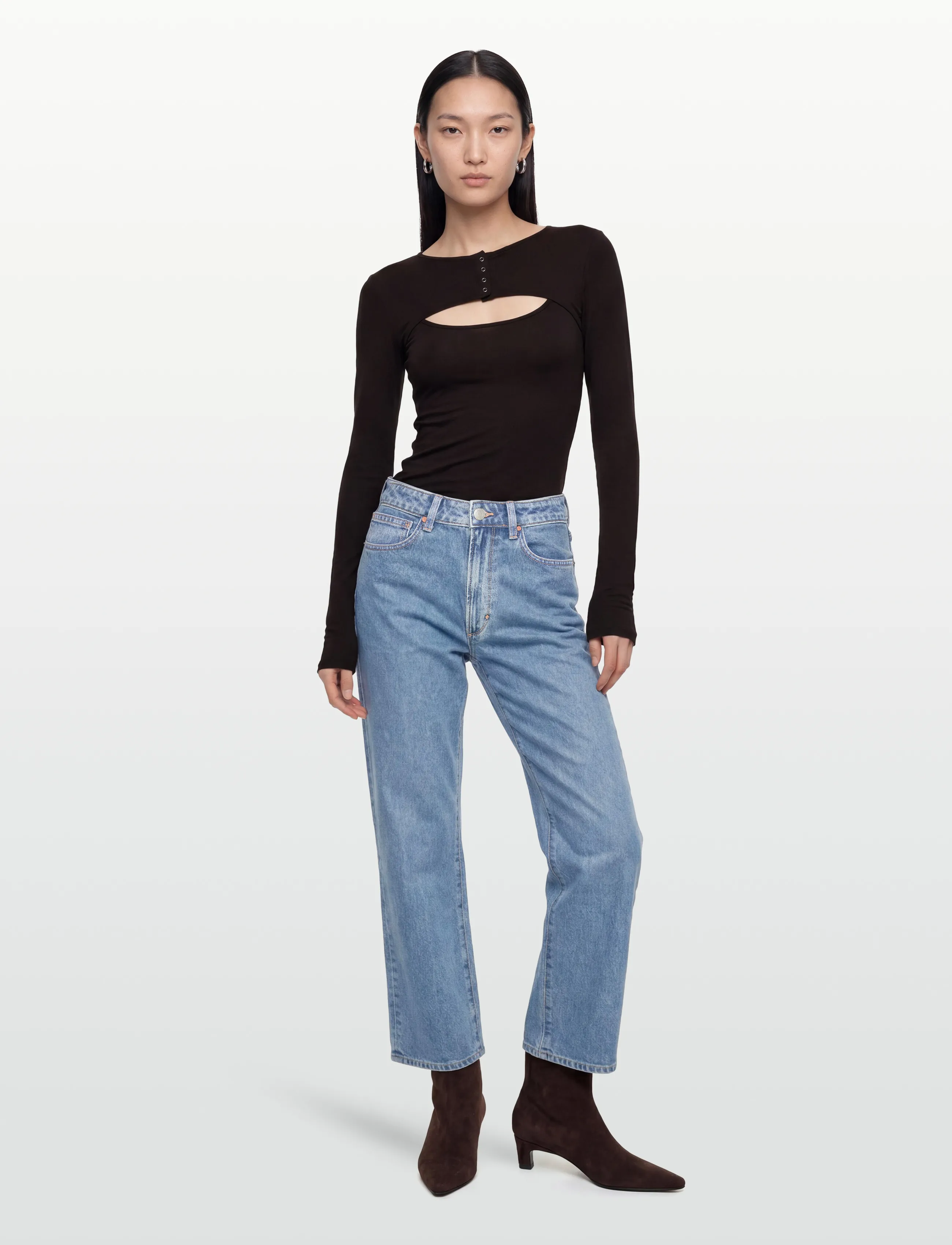 NEUW NICO STRAIGHT OPHELIAMID VINTAGE INDIGO - Clothing - BLUE / blue