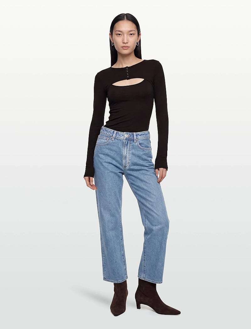 NEUW - NICO STRAIGHT OPHELIAMID VINTAGE INDIGO - beinar gallabuxur - blue - 0