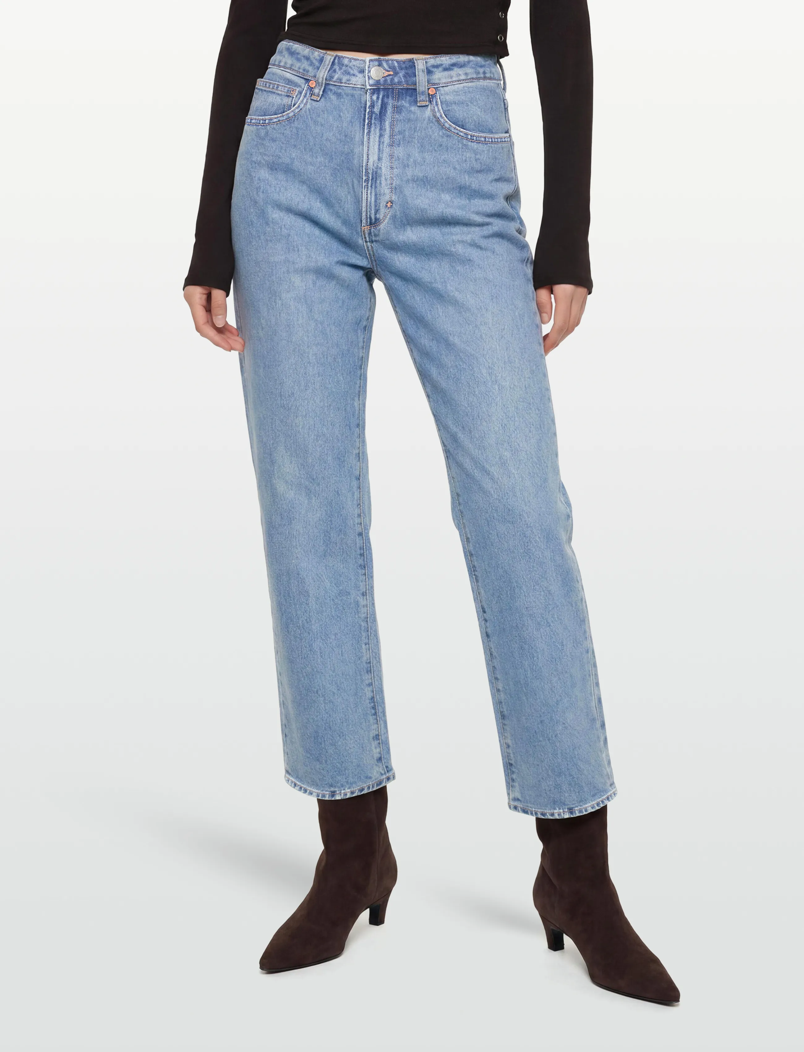 Neuw Nico Straight Opheliamid Vintage Indigo raka jeans dam – bild 2
