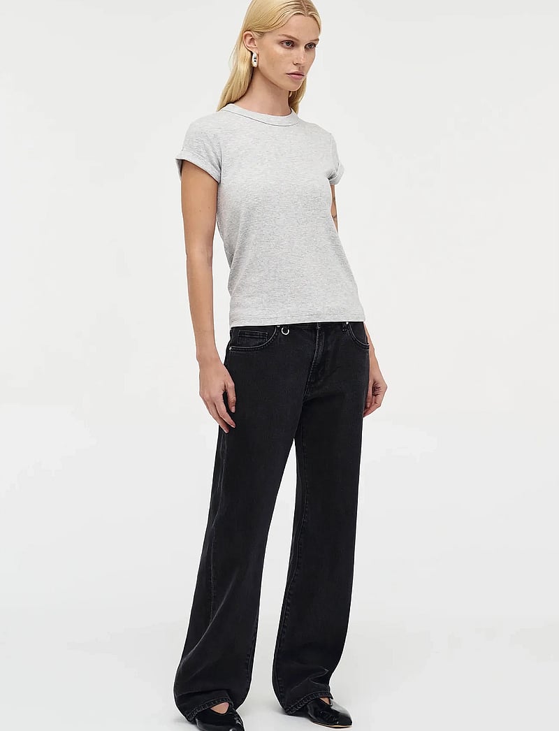 NEUW - DARIA BOYFRIEND FRENCH BLACKWASHED BLACK - boyfriend jeans - black - 3