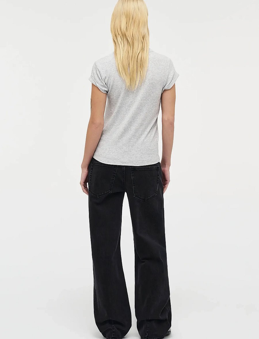 NEUW - DARIA BOYFRIEND FRENCH BLACKWASHED BLACK - boyfriend jeans - black - 4
