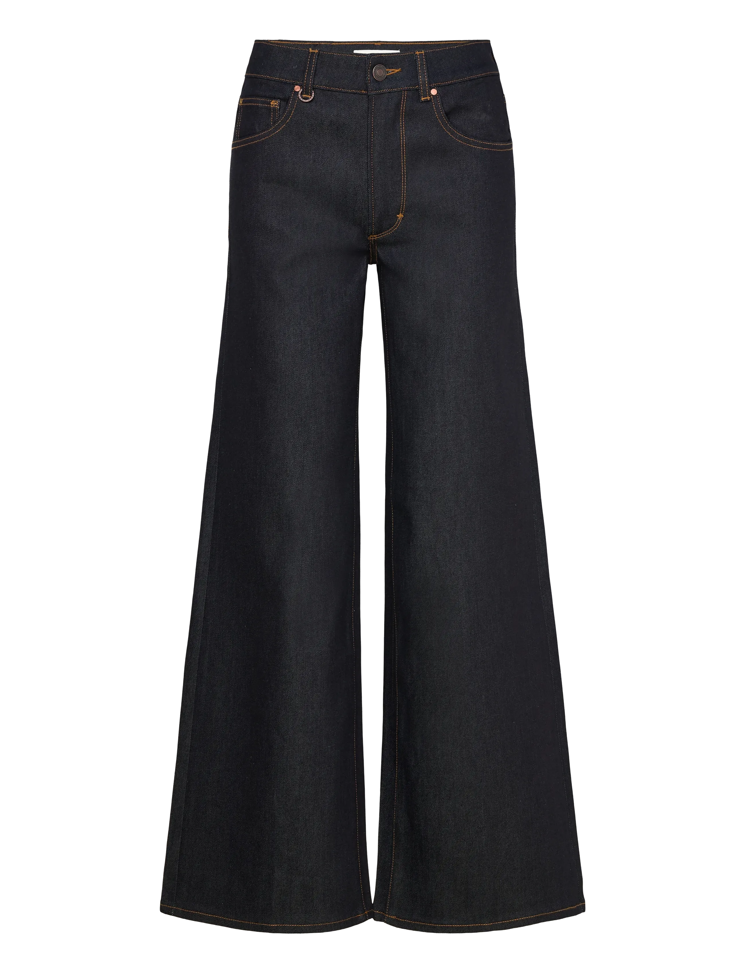 NEUW EVA WIDE RESONATE RAW INDIGO - Dames - BLUE / black
