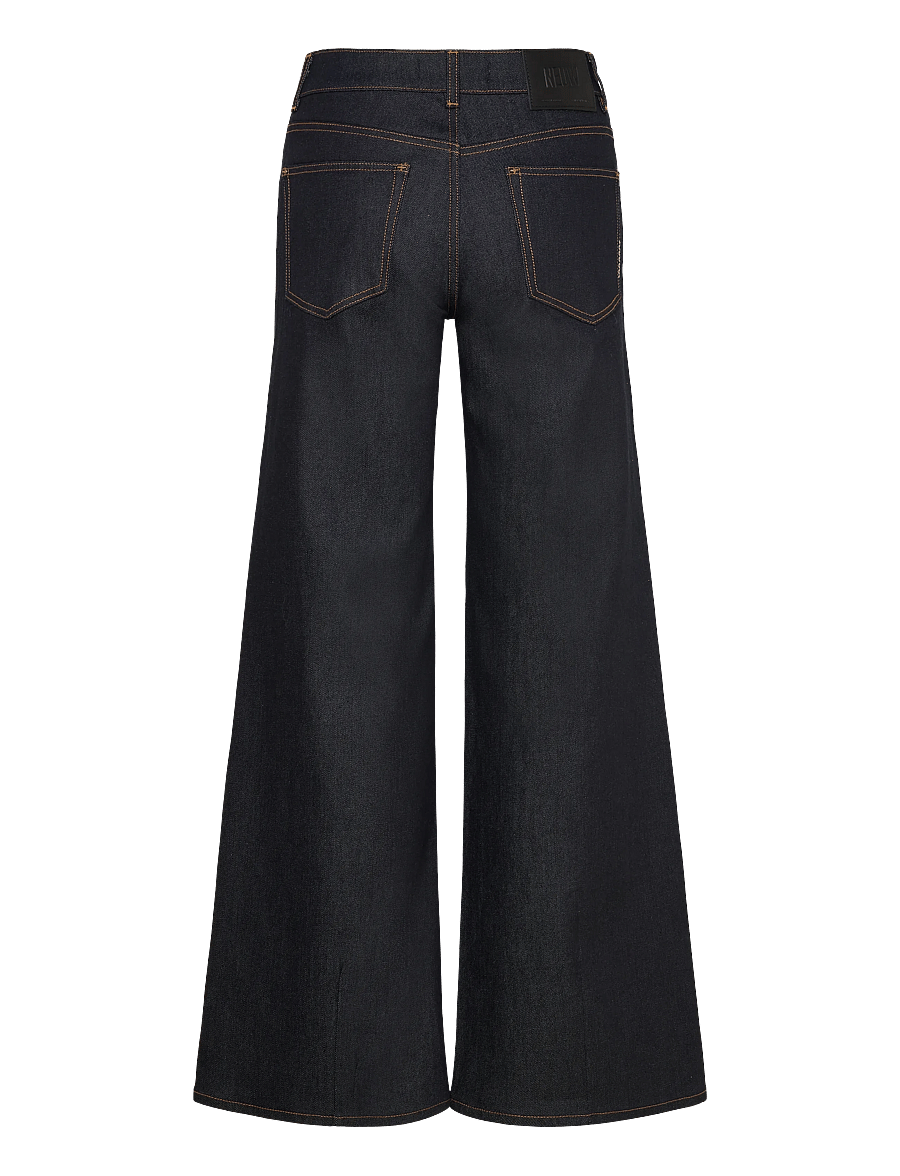 NEUW - EVA WIDE RESONATE RAW INDIGO - hosen mit weitem bein - blue - 2