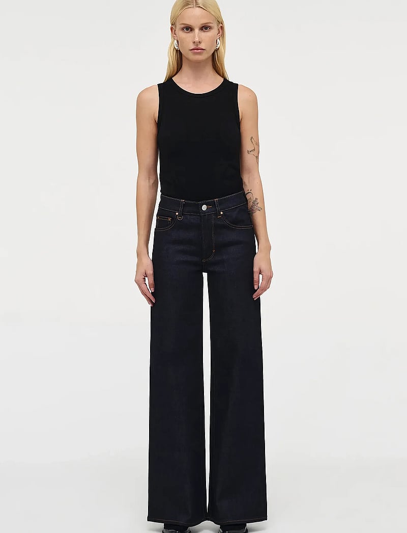 NEUW - EVA WIDE RESONATE RAW INDIGO - vida jeans - blue - 4