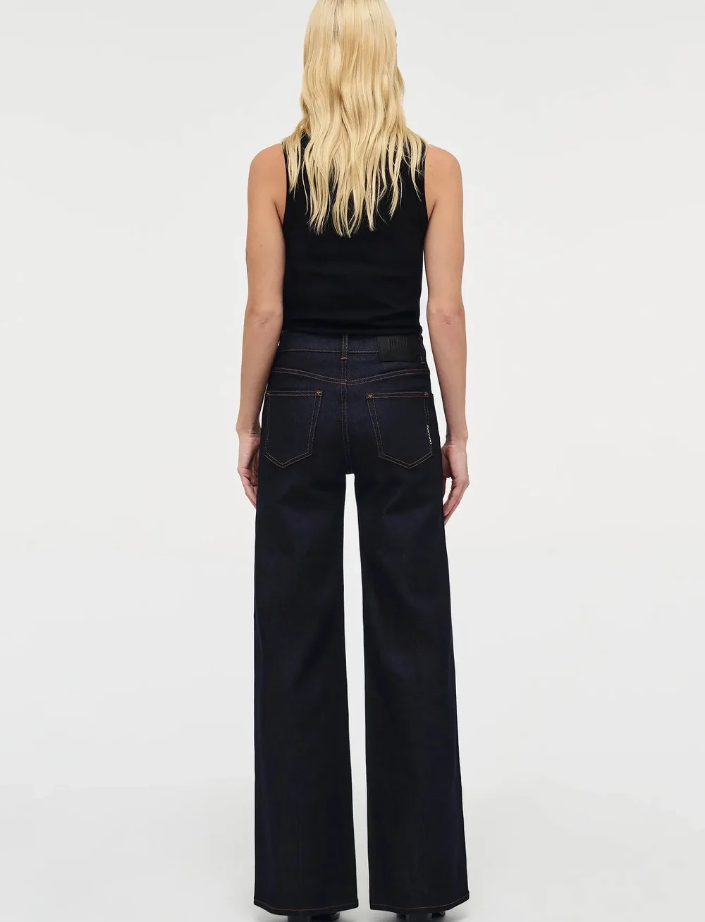 NEUW - EVA WIDE RESONATE RAW INDIGO - hosen mit weitem bein - blue - 5