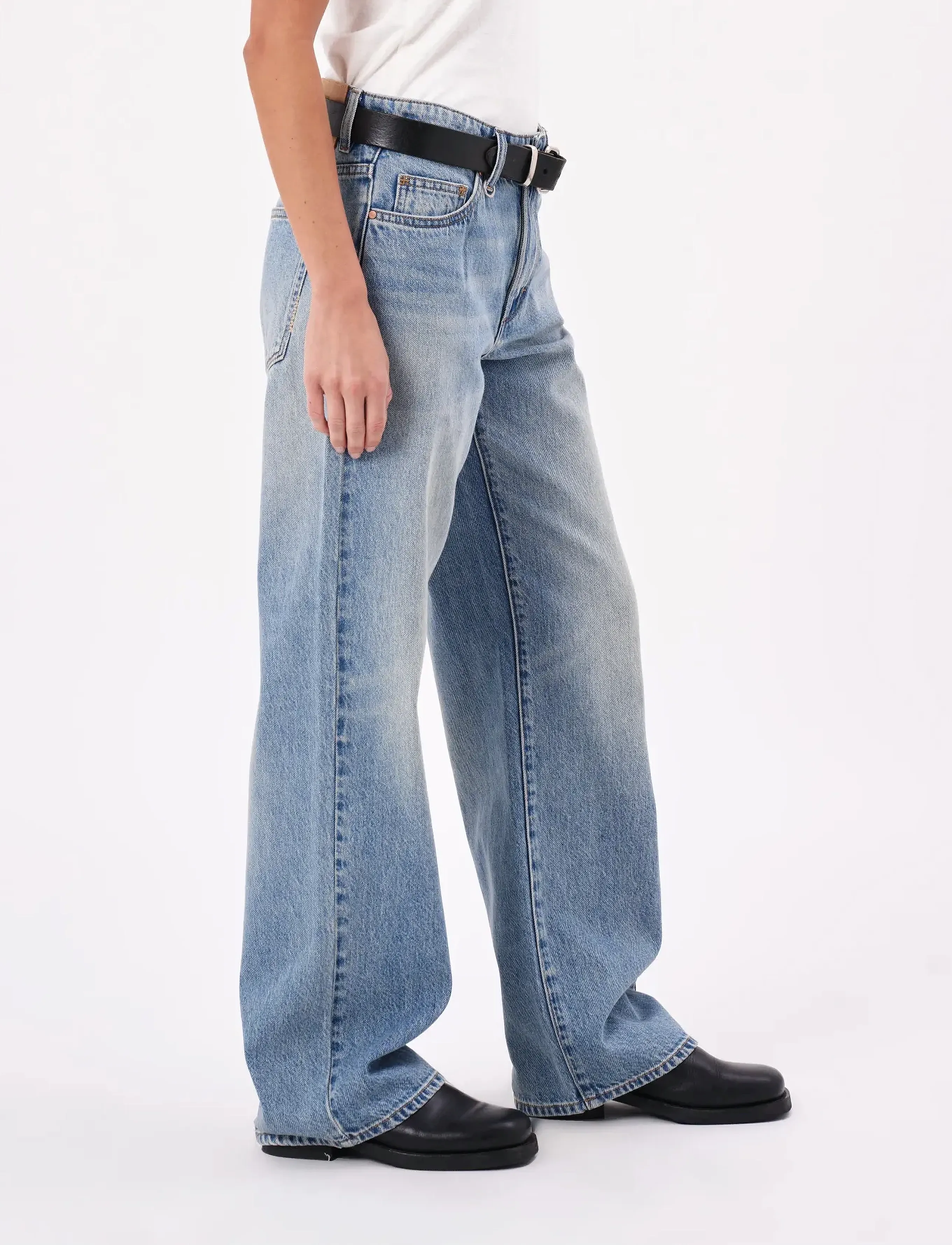 NEUW - DARIA BOYFRIEND VISION MID VINTAGE INDIGO - boyfriend-teksad - blue - 3