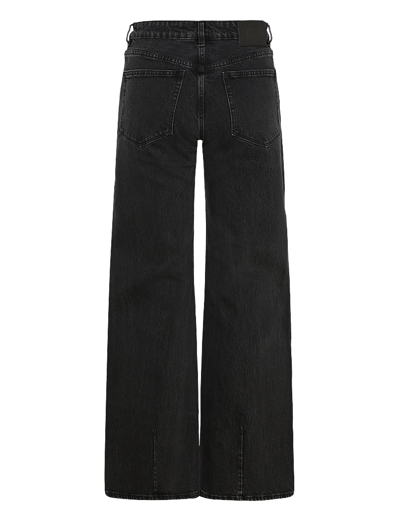 NEUW - EVA WIDE FRENCH BLACK WASHED BLACK - laia säärega teksad - black - 2