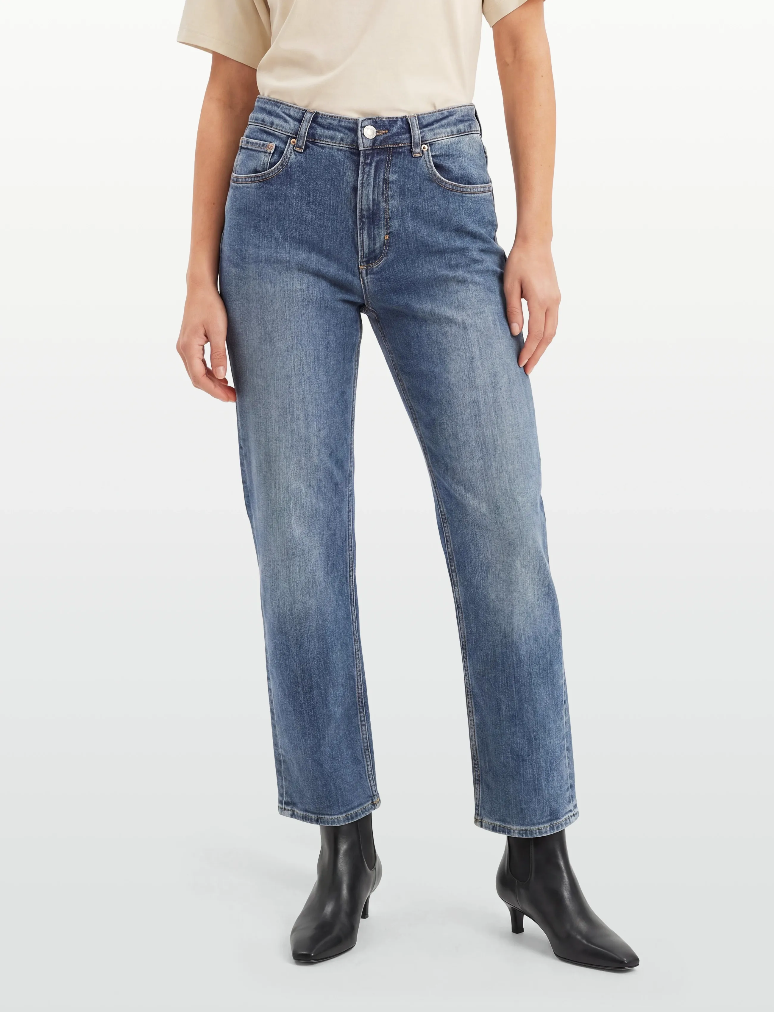 NEUW - MICA STRAIGHT LOVE INDIGOMID VINTAGE INDIGO - jeans droites - blue - 3