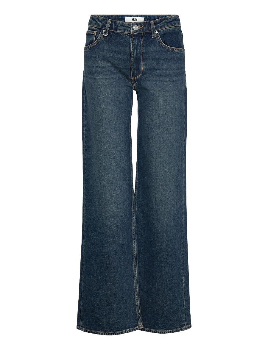 NEUW - EVA WIDE MEMPHISDARK VINTAGE INDIGO - pantalons larges - blue - 0