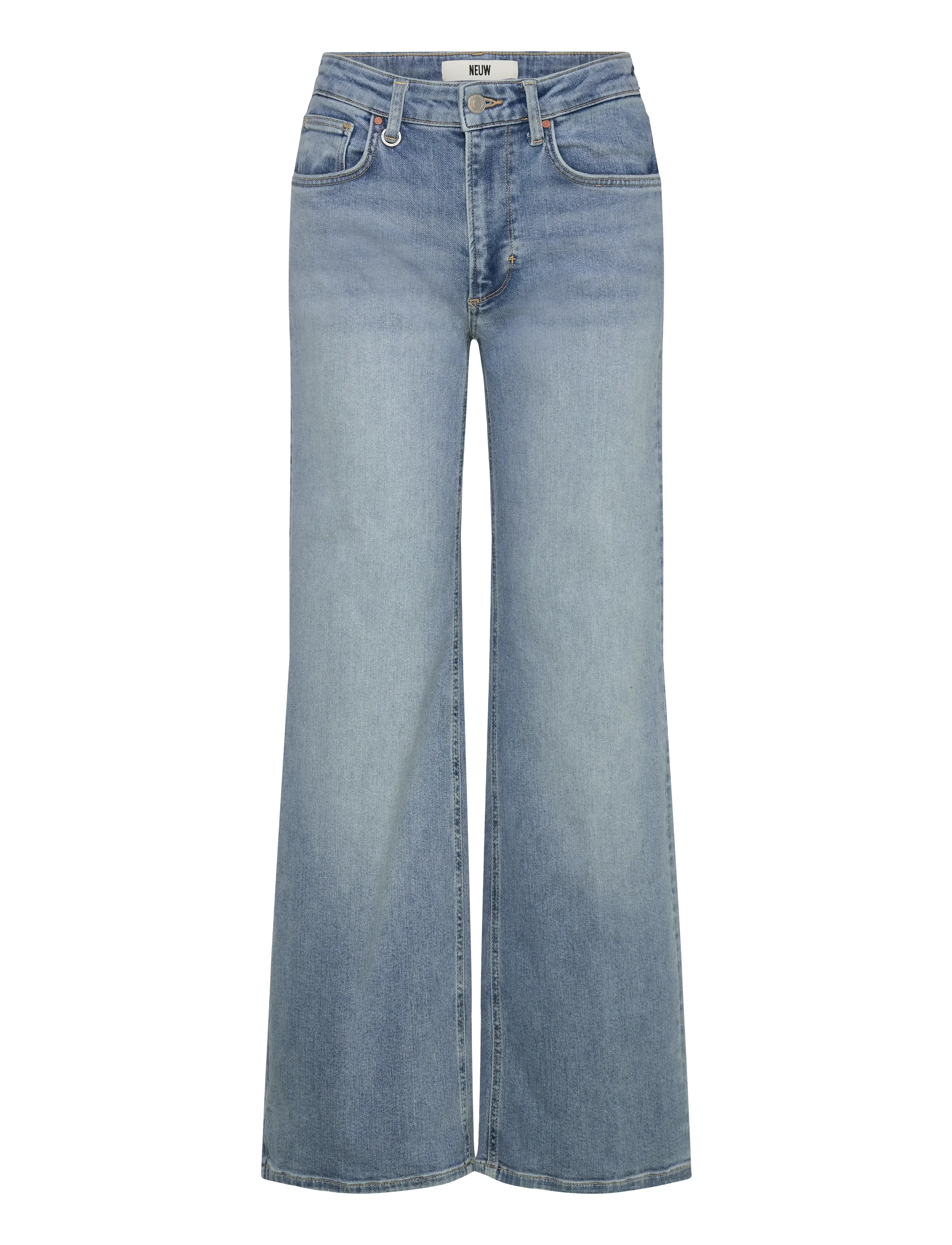 NEUW - EVA WIDE MIRAGELIGHT VINTAGE INDIGO - platūs džinsai - blue - 1