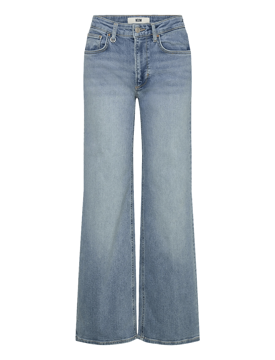 NEUW - EVA WIDE MIRAGELIGHT VINTAGE INDIGO - platūs džinsai - blue - 1
