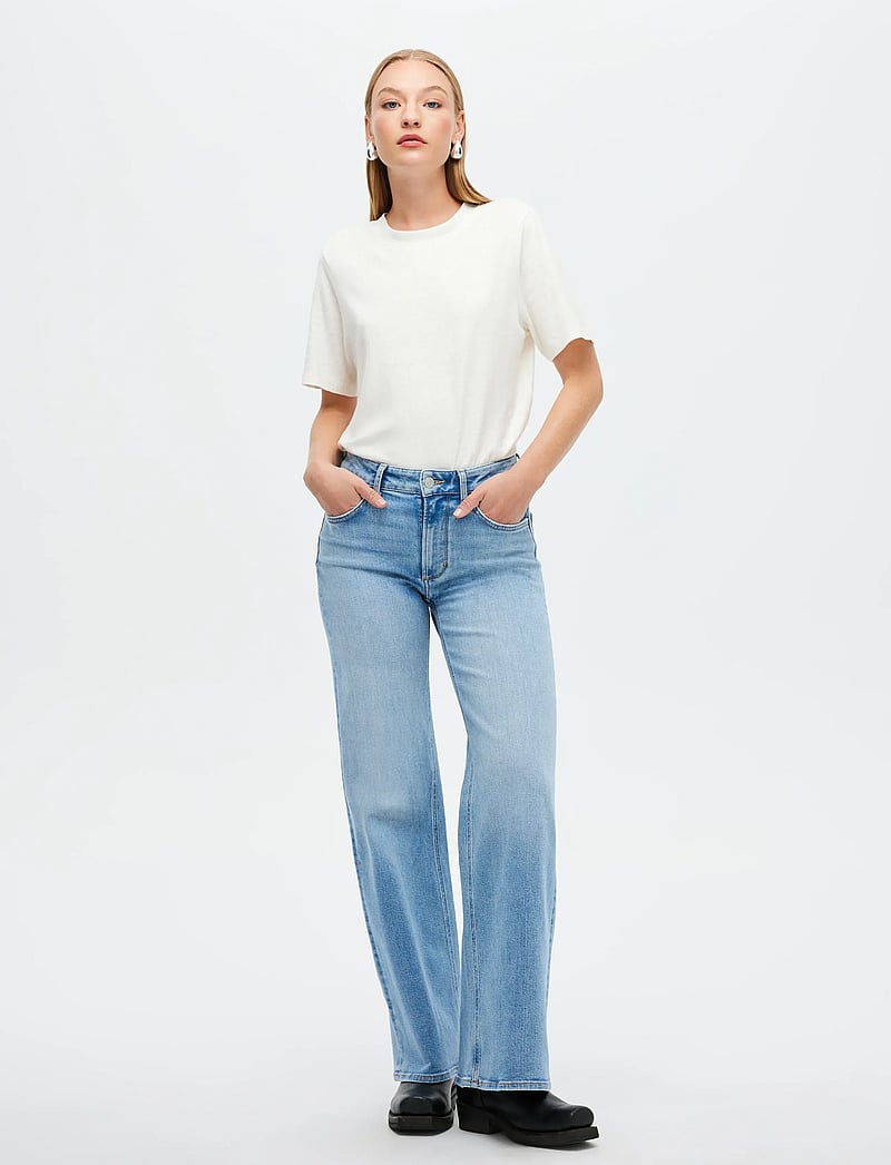 NEUW - EVA WIDE MIRAGELIGHT VINTAGE INDIGO - vida jeans - blue - 0