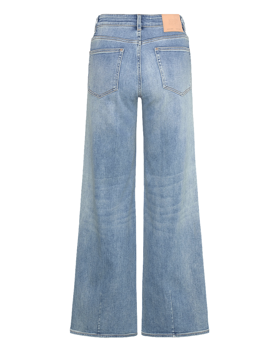 NEUW - EVA WIDE ELECTRIC ALICELIGHT VINTAGE INDIGO - hosen mit weitem bein - blue - 2