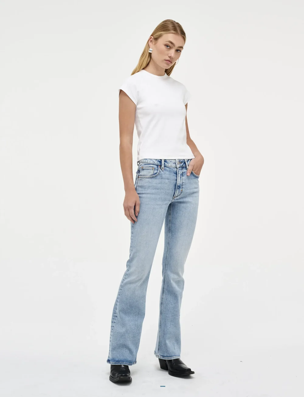 NEUW - KARA BOOT THEORYLIGHT VINTAGE INDIGO - bootcut jeans - blue - 3