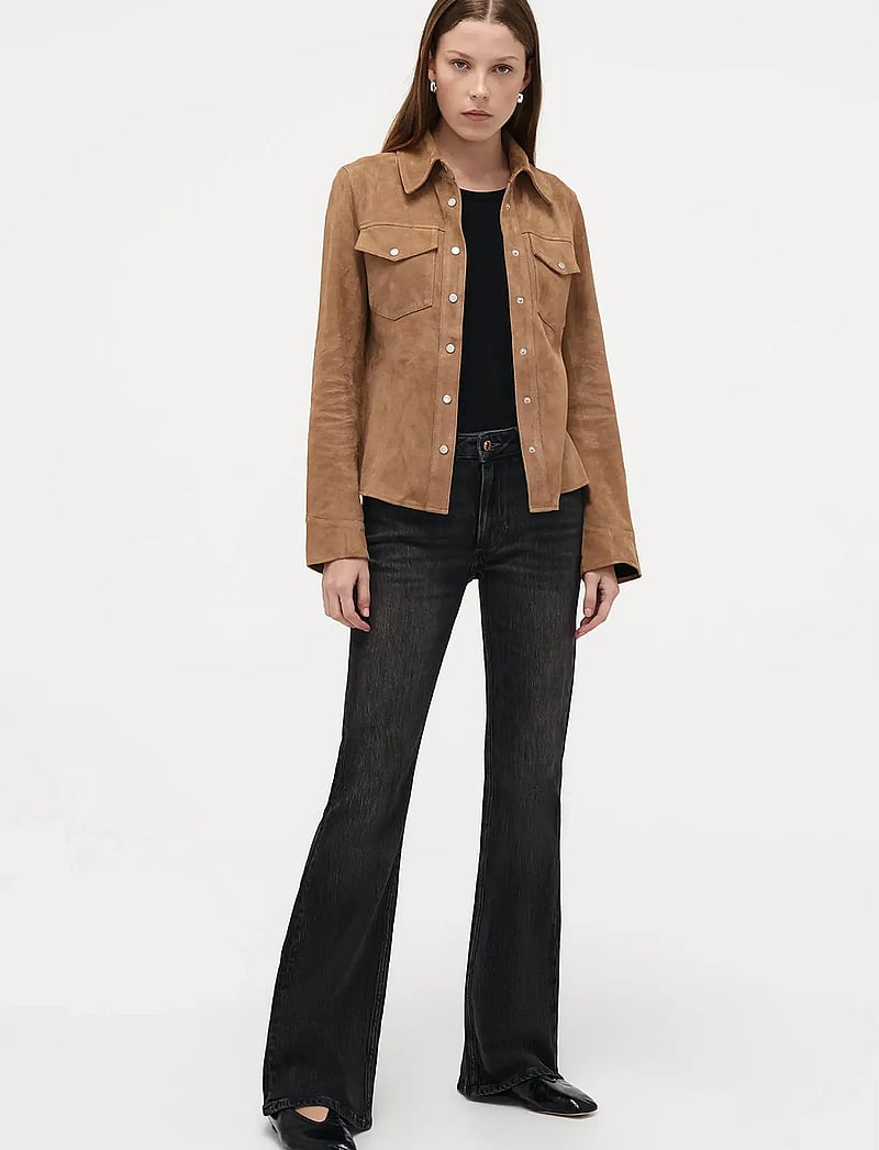 NEUW - KARA BOOT MARMONT WASHED BLACK - bootcut jeans - black - 3