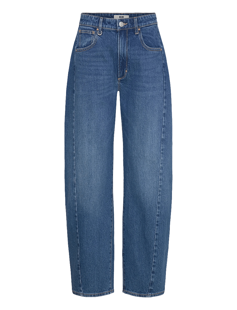 NEUW - AMBER BARREL IRIS MID VINTAGE INDIGO - barrel jeans - blue - 1
