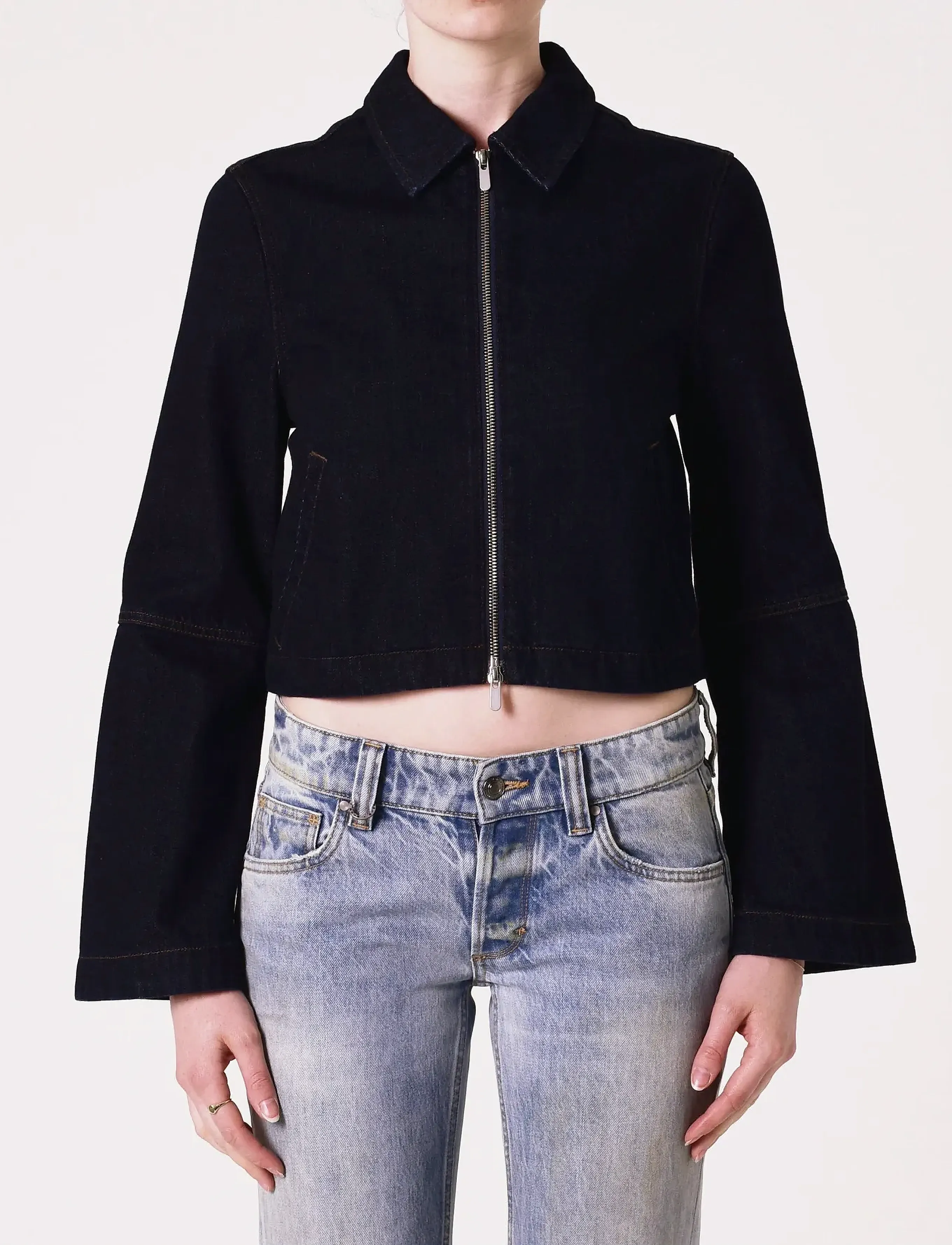 NEUW Rena Jacketdark Indigo, L, Navy, Jakker > Denim, Dame
