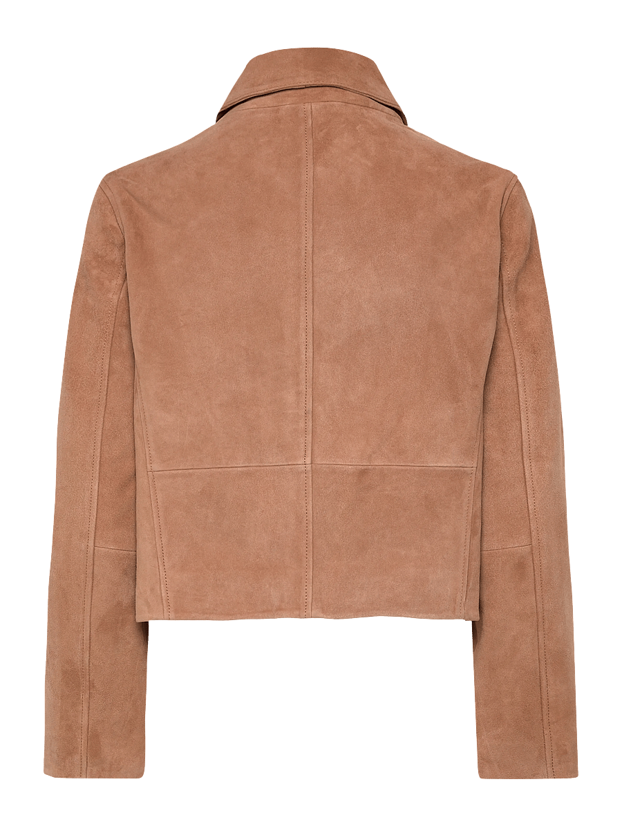 NEUW - SUEDE ZIP JACKETTAN - frühlingsjacken - brown - 2