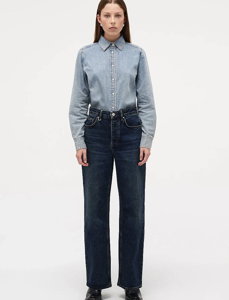 NEUW - COCO RELAXED OLYMPUSDARK VINTAGE INDIGO - laia säärega teksad - blue - 3