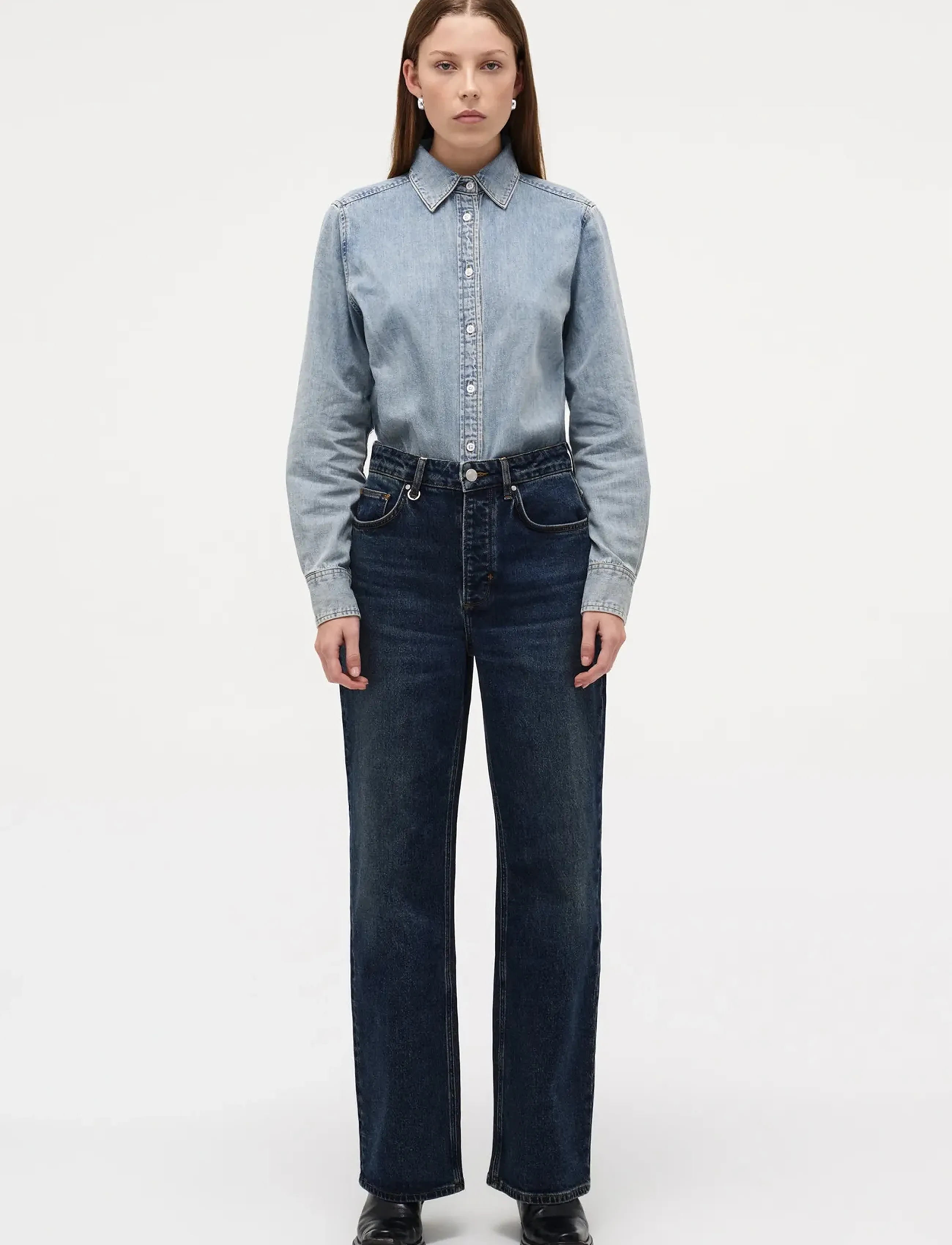 NEUW - COCO RELAXED OLYMPUSDARK VINTAGE INDIGO - vida jeans - blue - 3