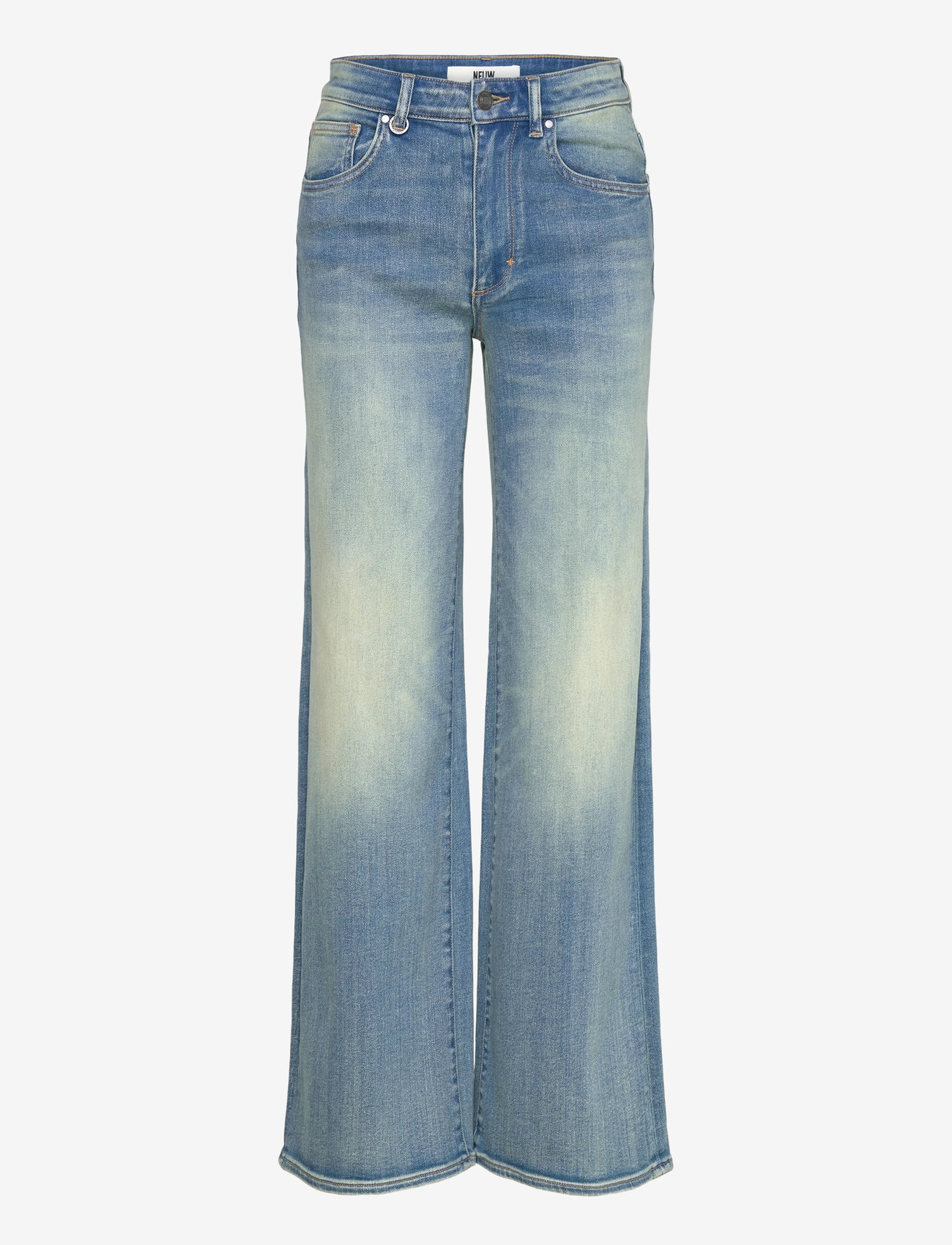 NEUW - EVA WIDE EASY RIDERMID VINTAGE INDIGO - brede jeans - blue - 1