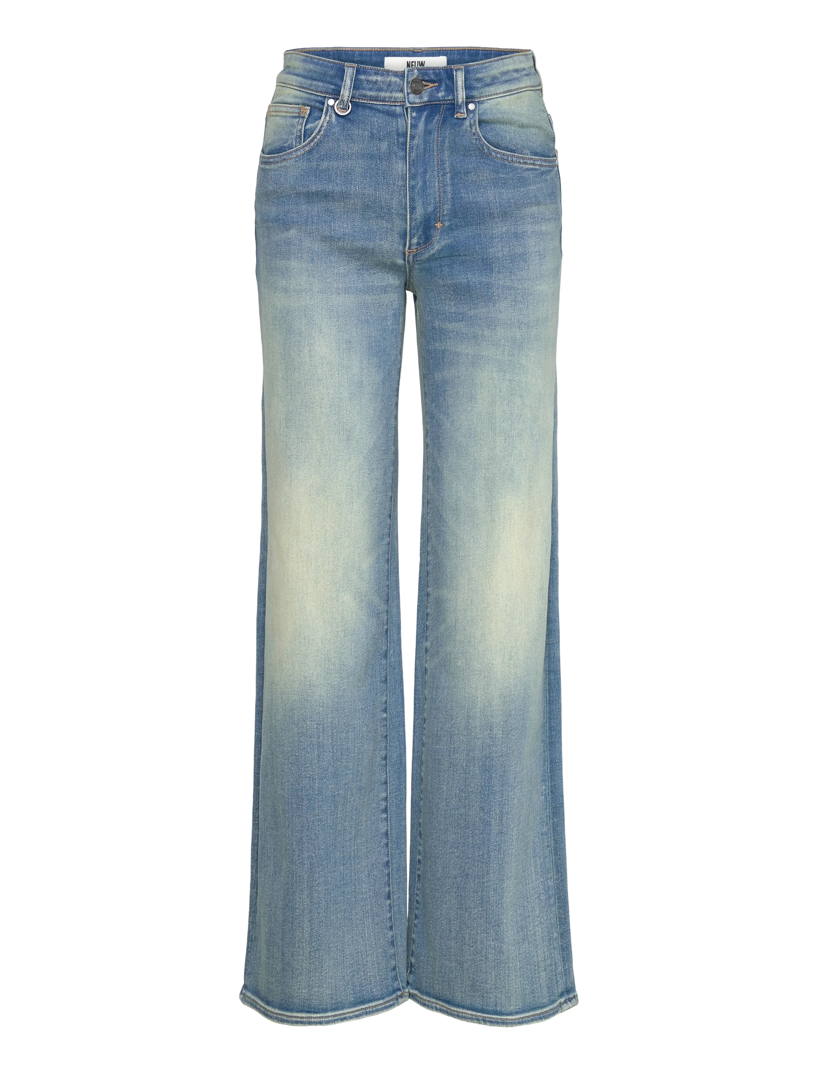NEUW - EVA WIDE EASY RIDERMID VINTAGE INDIGO - vida jeans - blue - 1