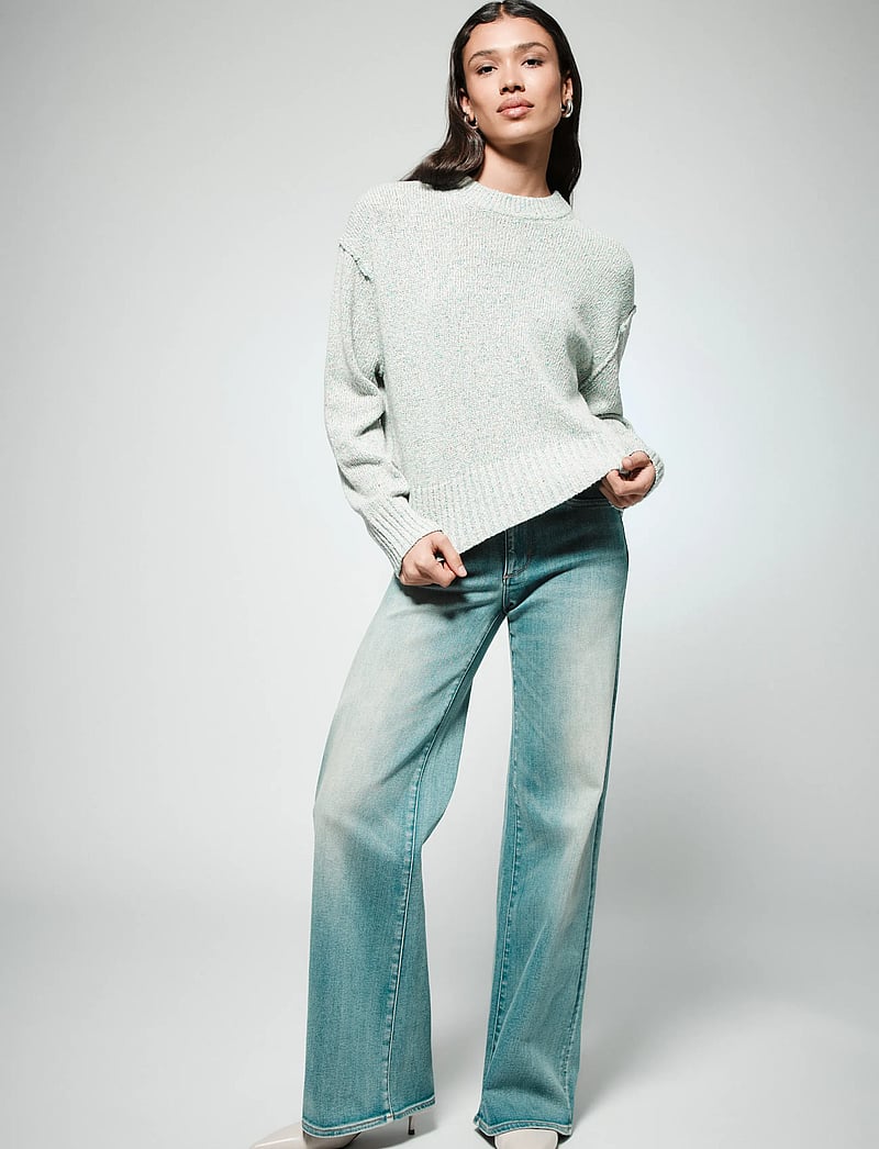 NEUW - EVA WIDE EASY RIDERMID VINTAGE INDIGO - brede jeans - blue - 5