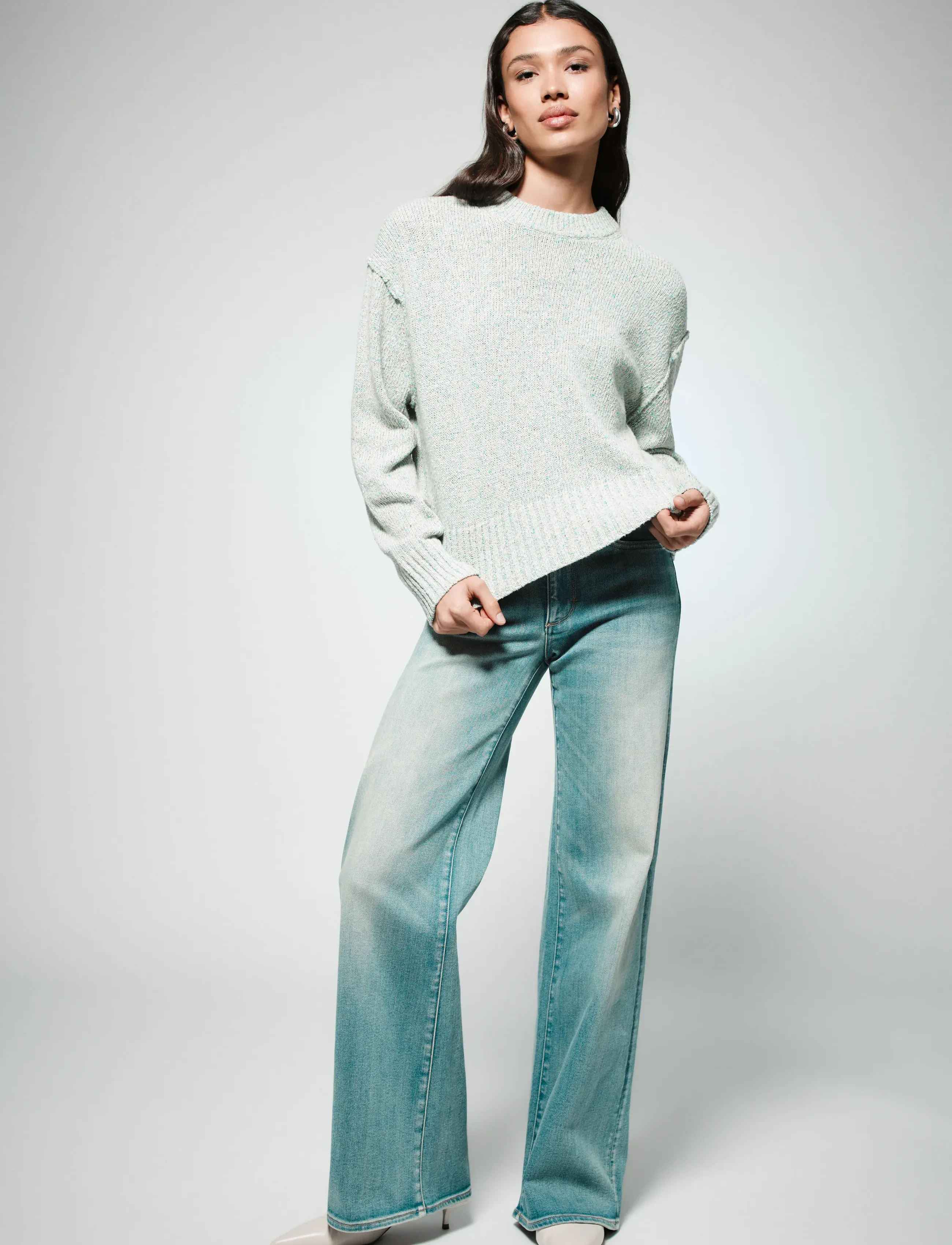NEUW - EVA WIDE EASY RIDERMID VINTAGE INDIGO - vida jeans - blue - 5