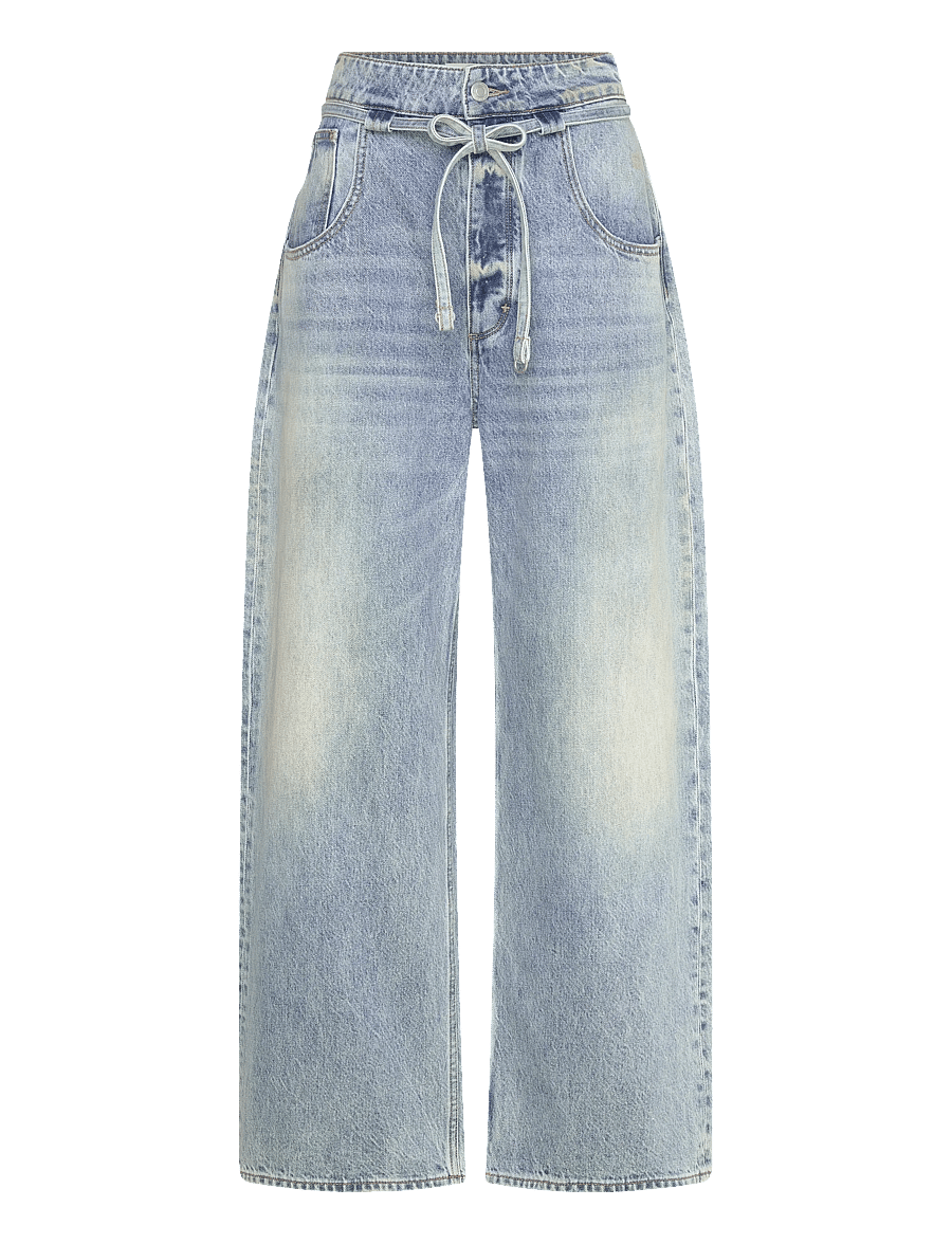 NEUW - YOKO BAGGY RUNWAYLIGHT VINTAGE INDIGO - hosen mit weitem bein - blue - 1