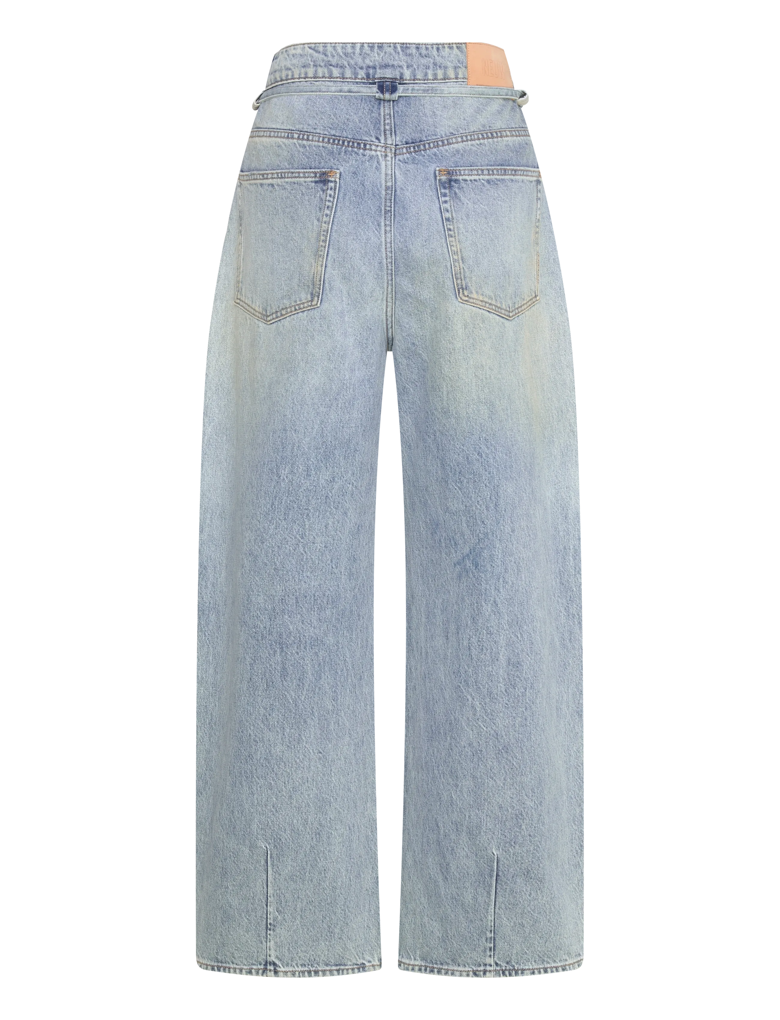 NEUW - YOKO BAGGY RUNWAYLIGHT VINTAGE INDIGO - hosen mit weitem bein - blue - 2
