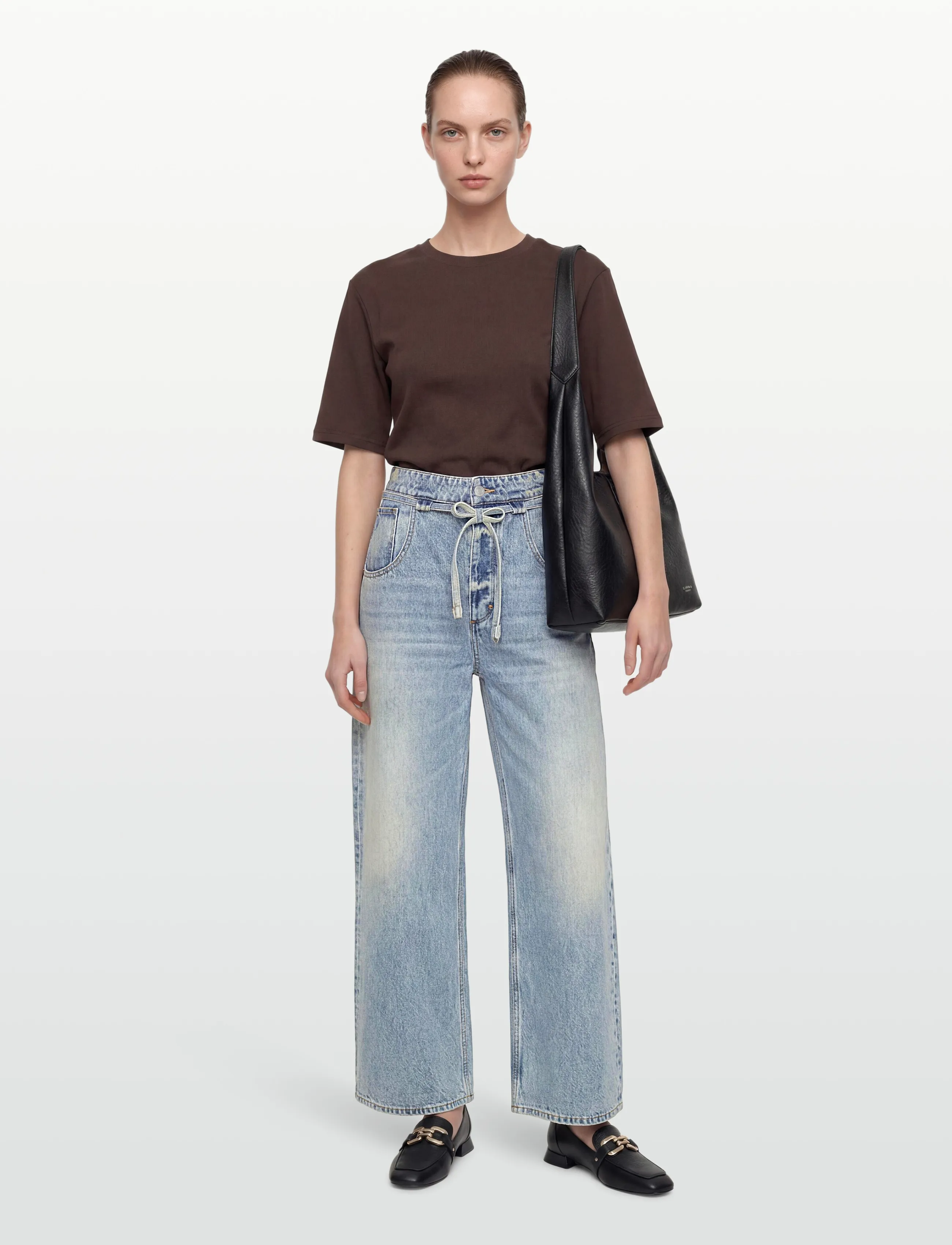 NEUW YOKO BAGGY RUNWAYLIGHT VINTAGE INDIGO - Tøj - BLUE / blue