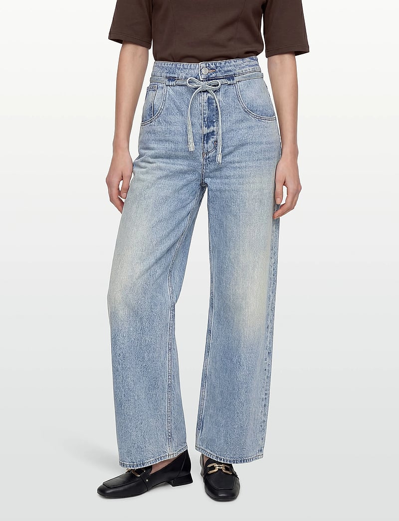 NEUW - YOKO BAGGY RUNWAYLIGHT VINTAGE INDIGO - hosen mit weitem bein - blue - 3