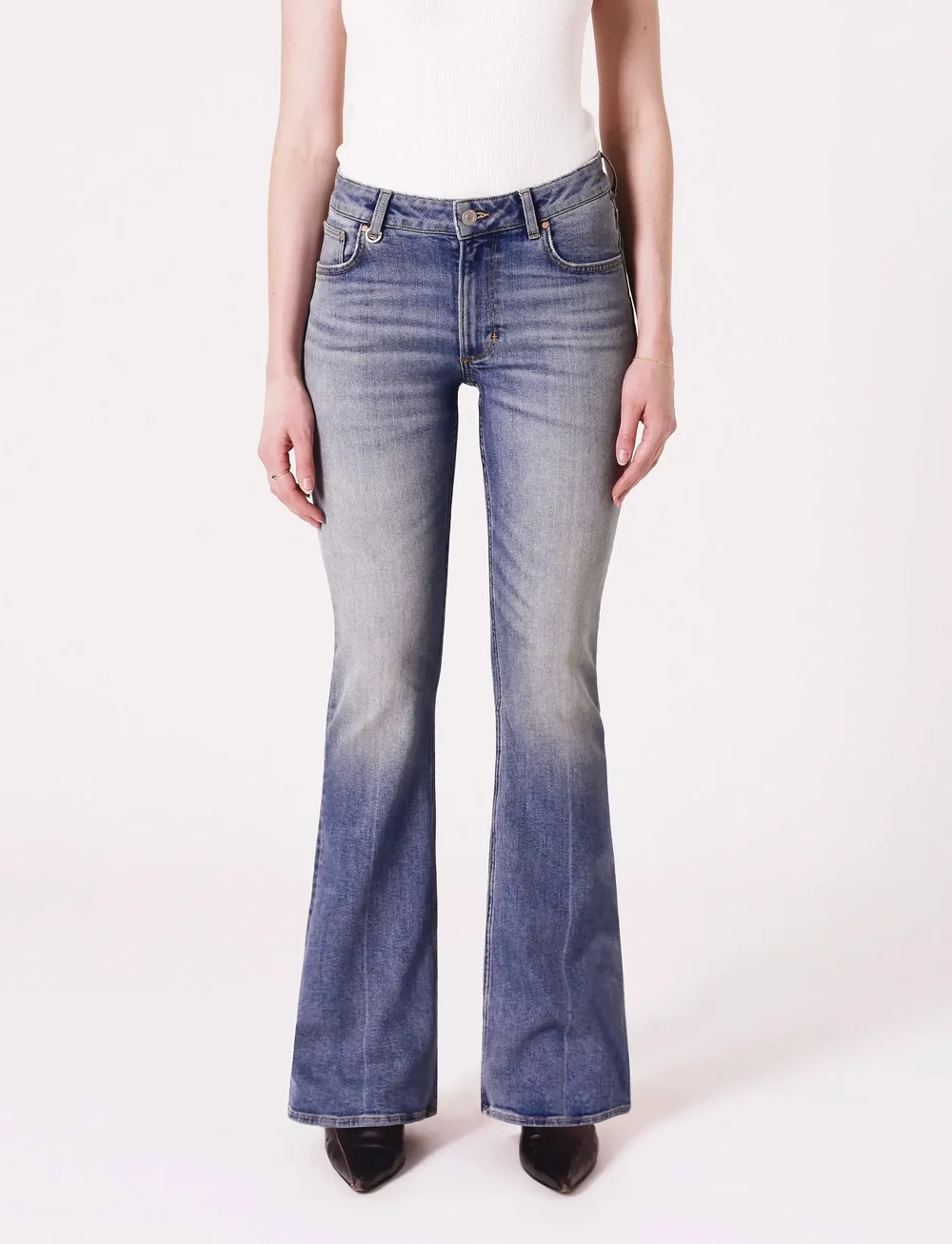 NEUW - KARA BOOT ENCORELIGHT VINTAGE INDIGO - bootcut jeans - blue - 0