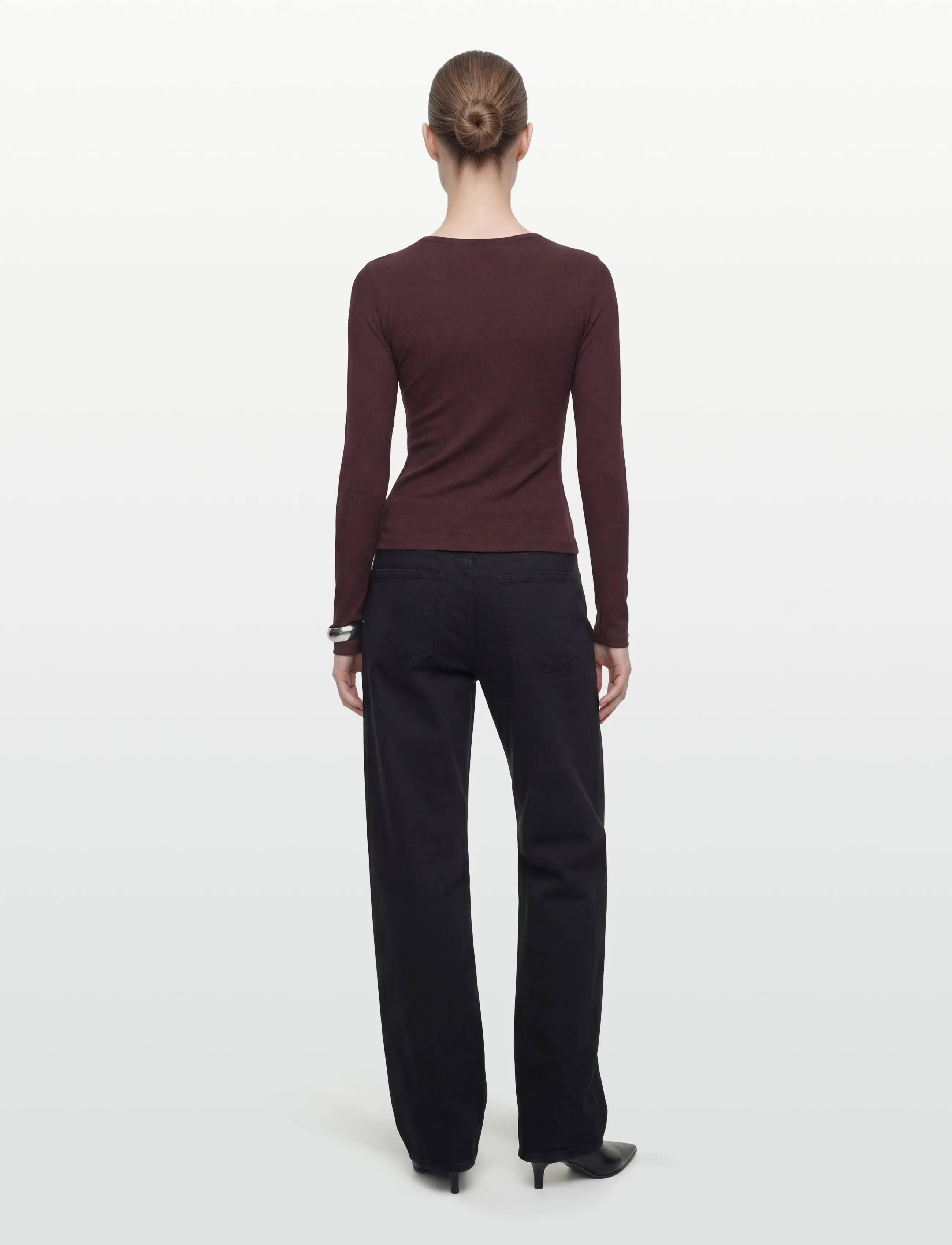 NEUW - NANCY BARREL NOIR BLACK - barrel jeans - black - 4