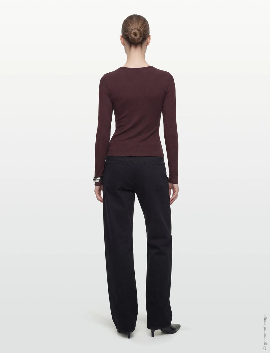 NEUW - NANCY BARREL NOIR BLACK - barrel jeans - black - 4