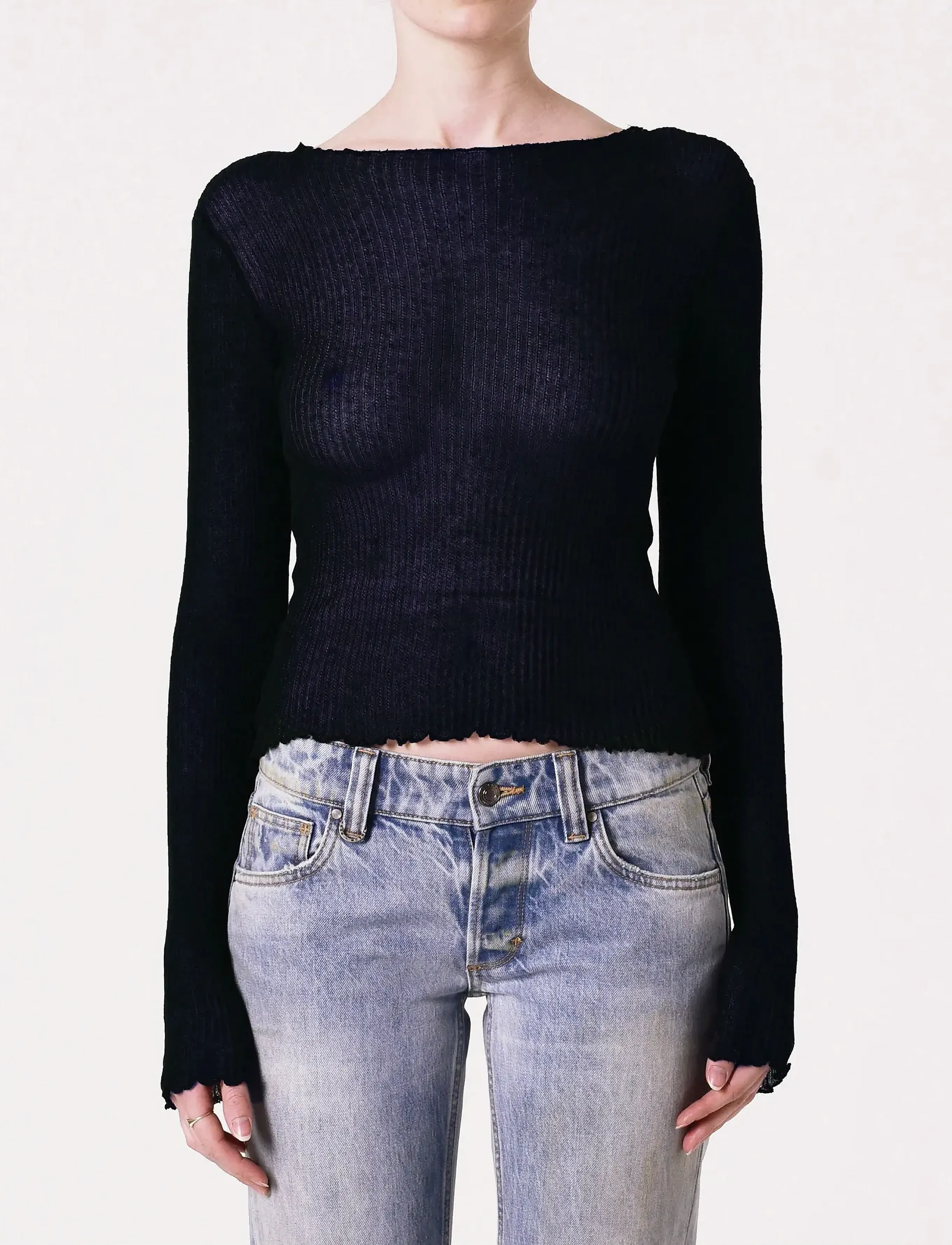 NEUW New Zadiedark Navy, S, Navy, Strik > Trøjer, Dame