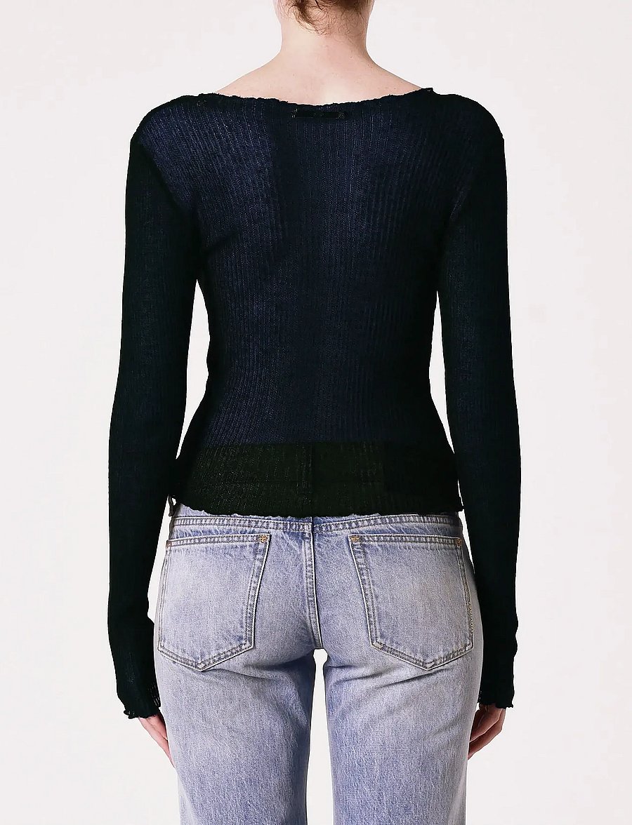 NEUW - NEW ZADIEDARK NAVY - striktrøjer - blue - 4