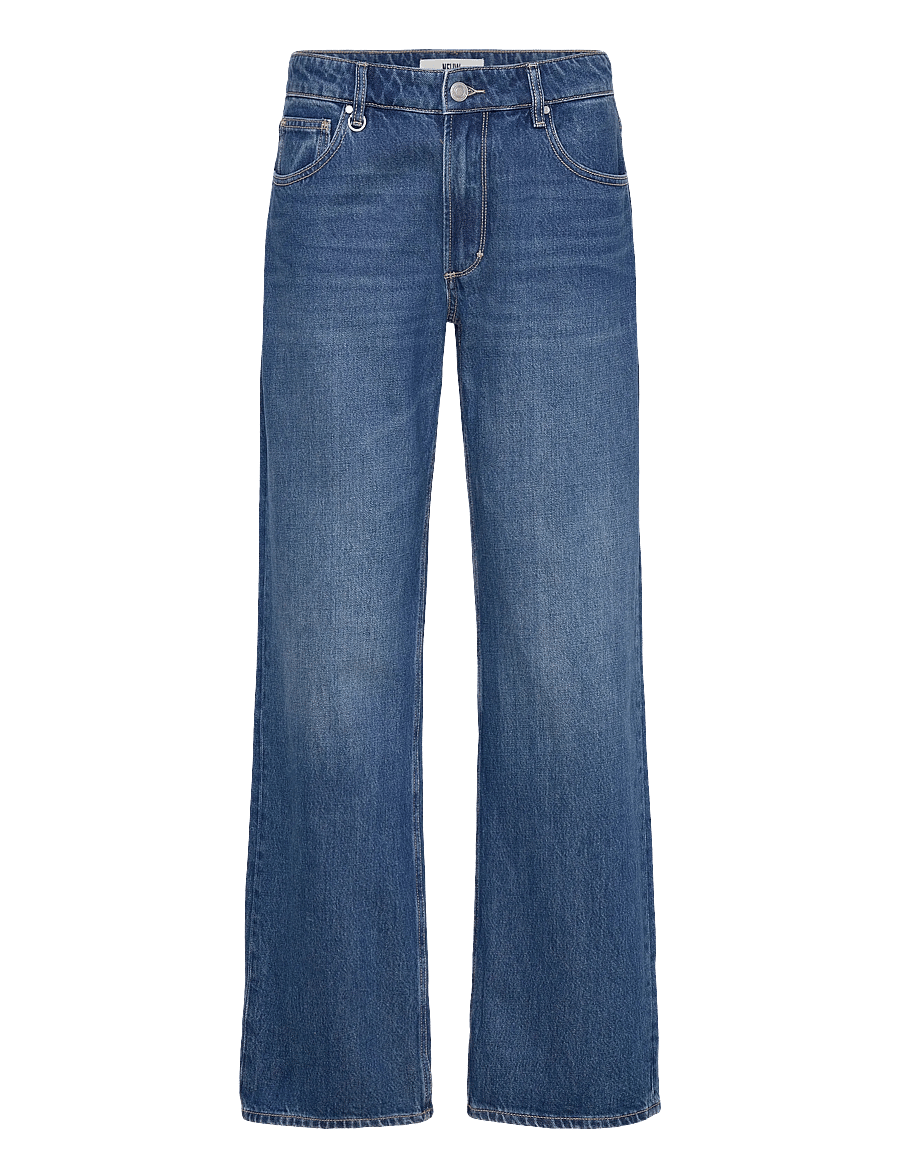 NEUW - DARIA BAGGY CLASSICMID VINTAGE INDIGO - leveälahkeiset farkut - blue - 1