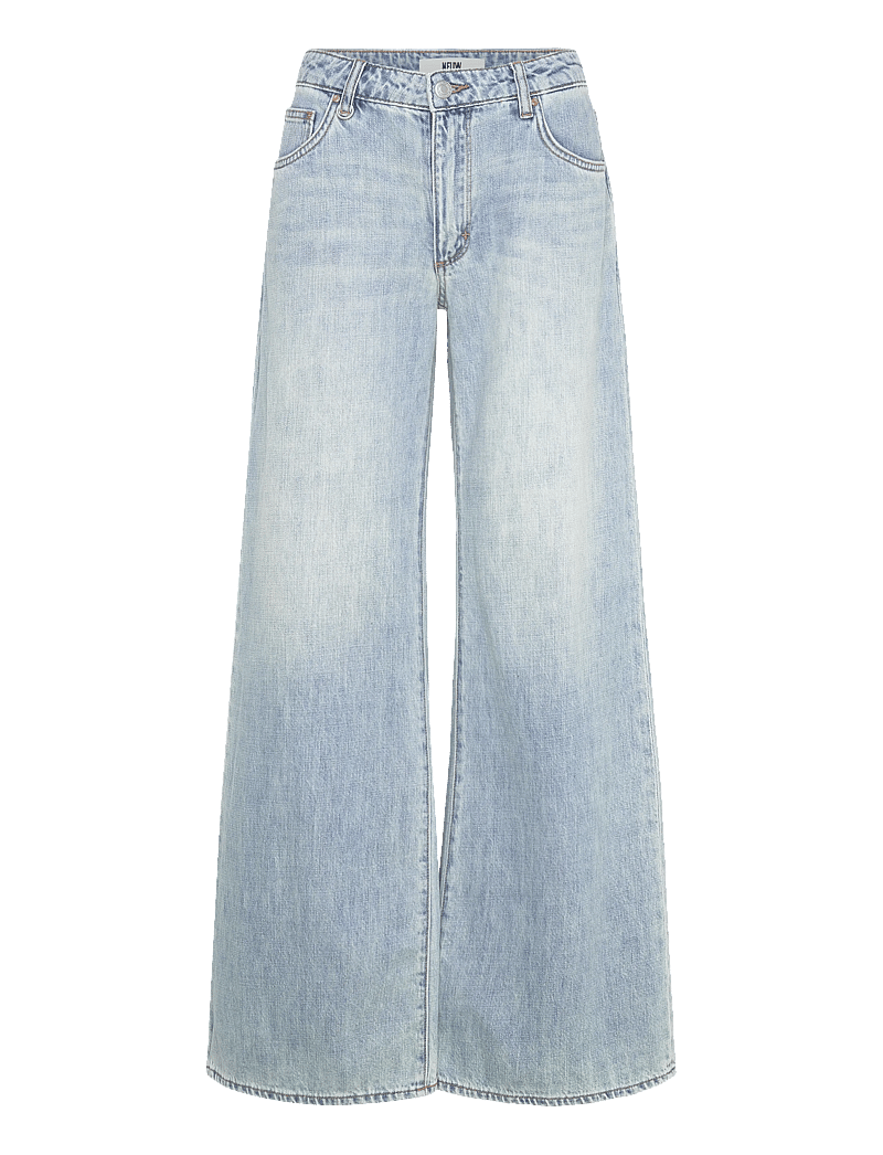 NEUW - MILLA WIDE CAPSULEMID VINTAGE INDIGO - hosen mit weitem bein - blue - 1