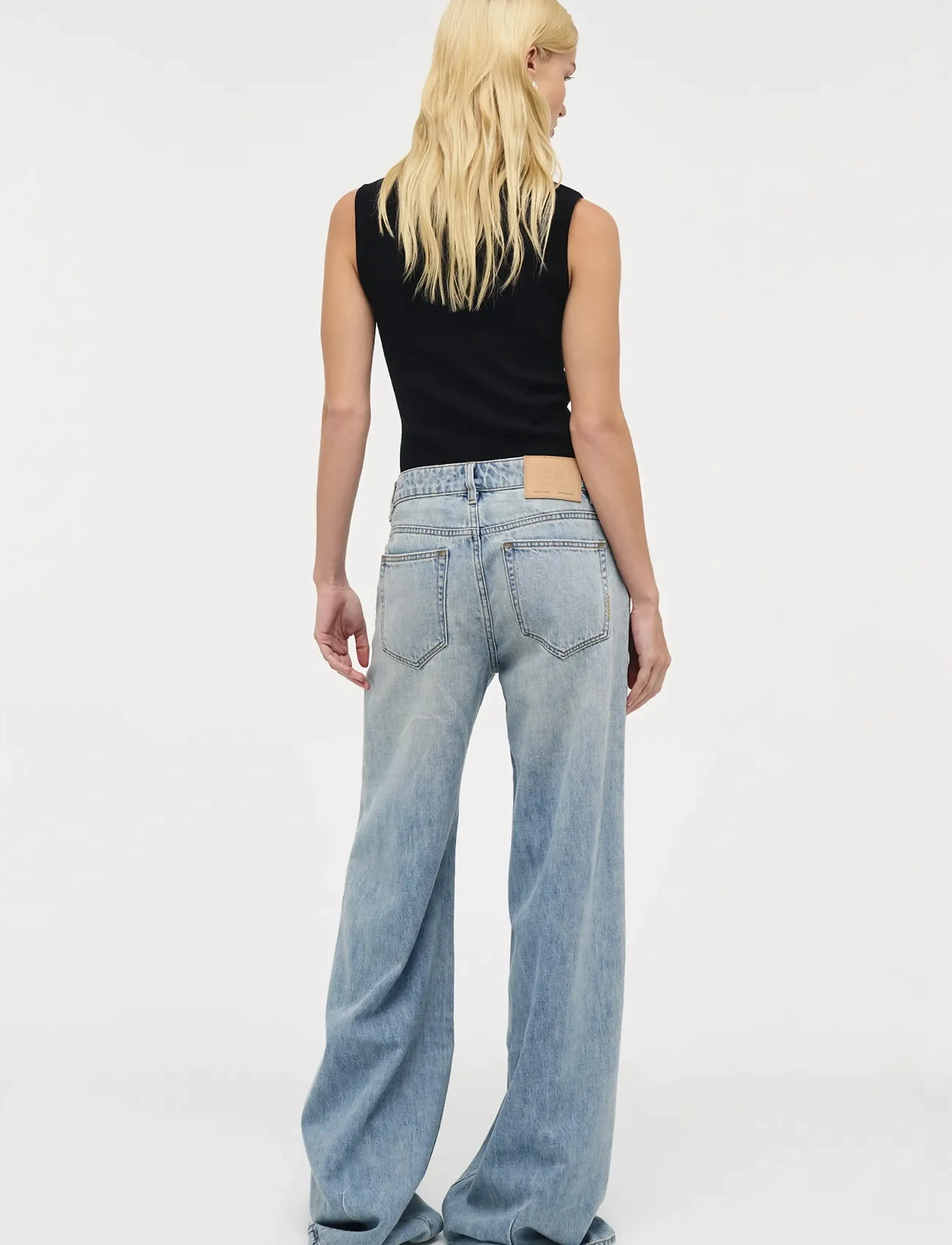 NEUW - MILLA WIDE CAPSULEMID VINTAGE INDIGO - brede jeans - blue - 4