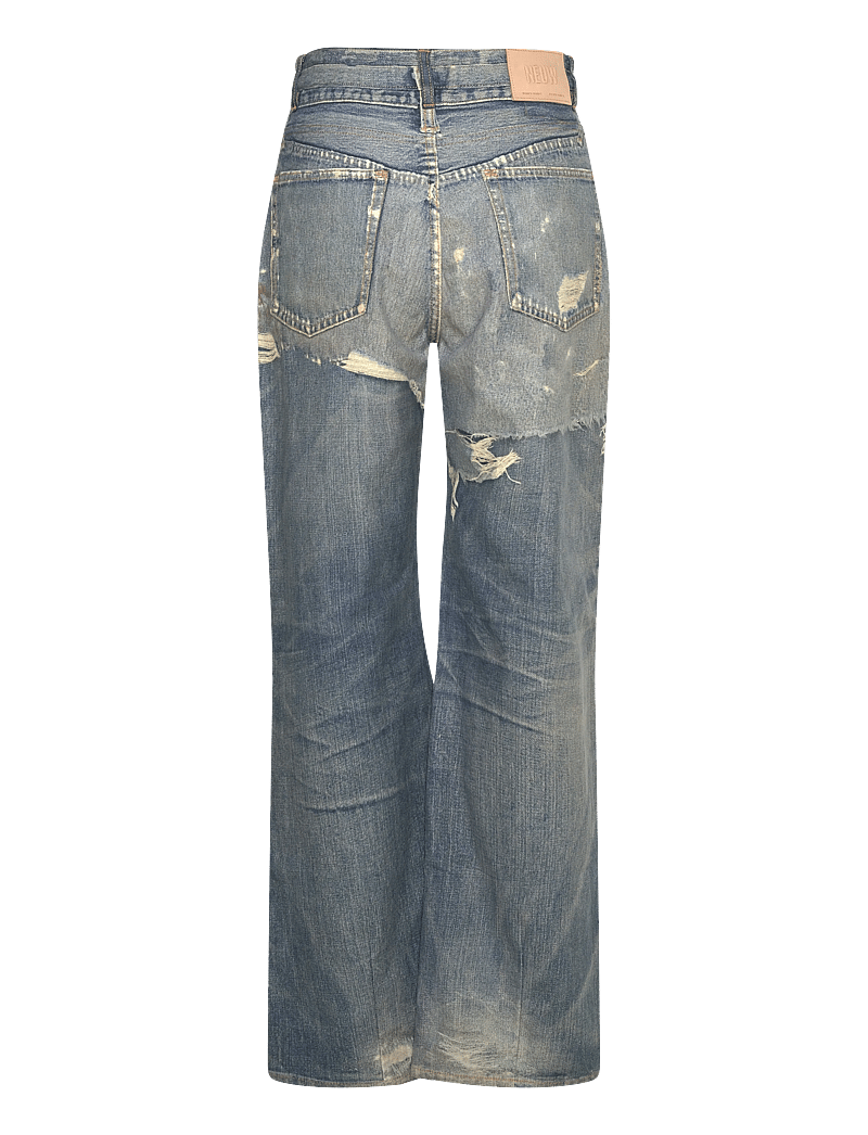 NEUW - COCO RELAXED DIGITAL SUMMERMID VINTAGE INDIGO - brede jeans - blue - 2